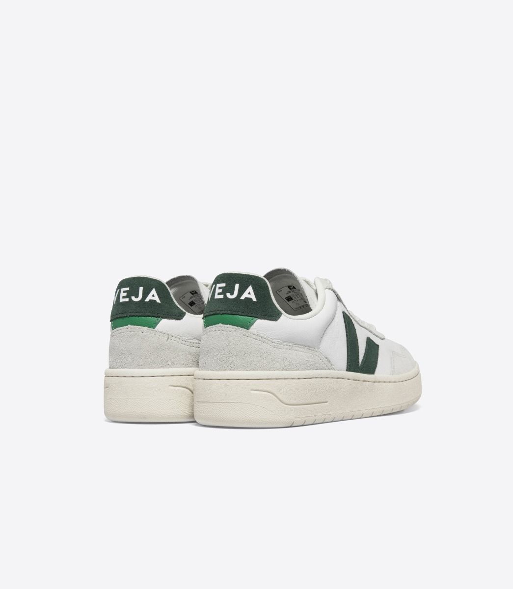 Baskets en suède et cuir certifié | blanc et vert "v-90 o.t. ex white cyprus"