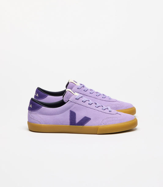 Baskets Volley en suède | violet "lavande purple"
