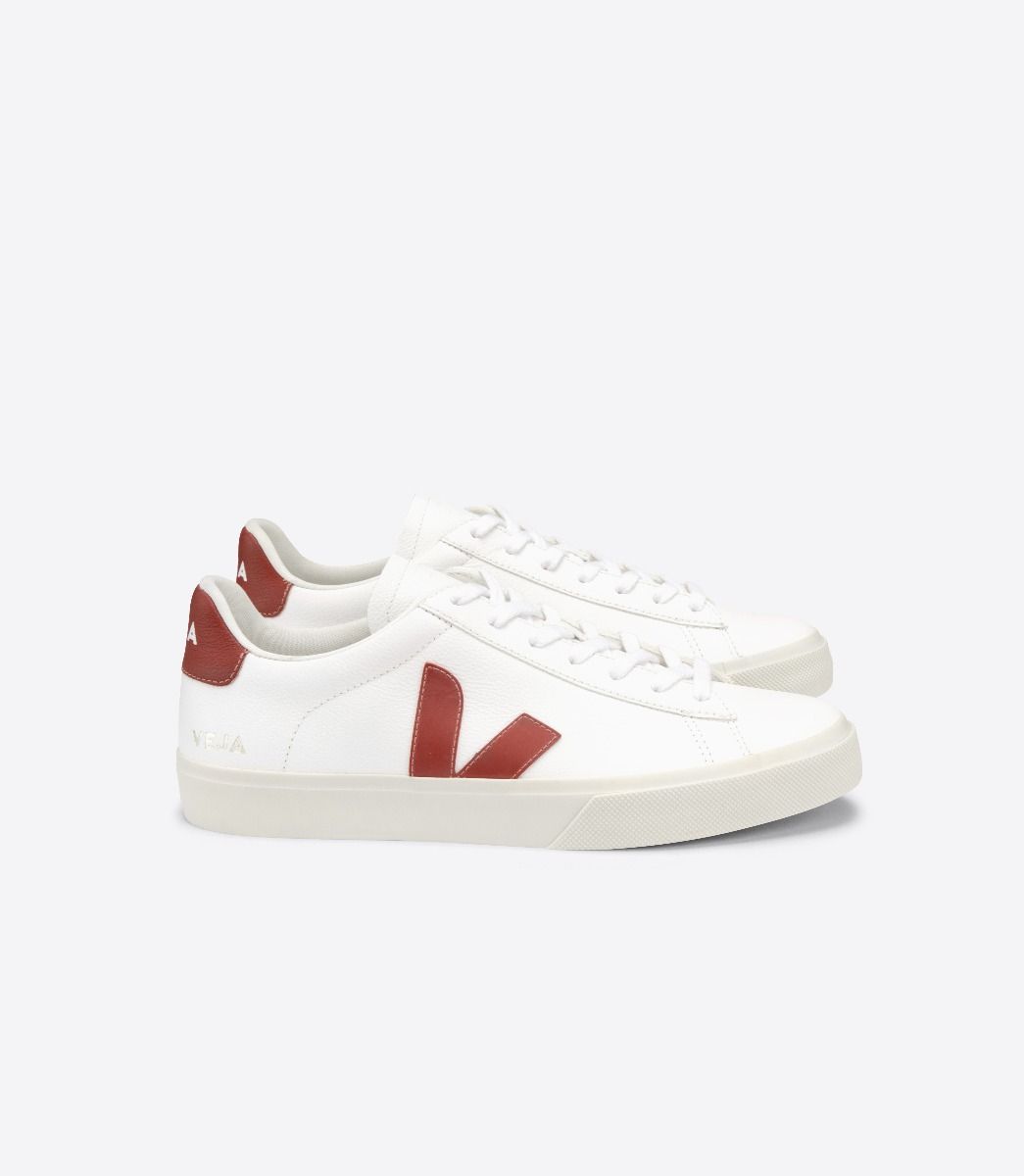 Baskets campo chromefree extra white rouille