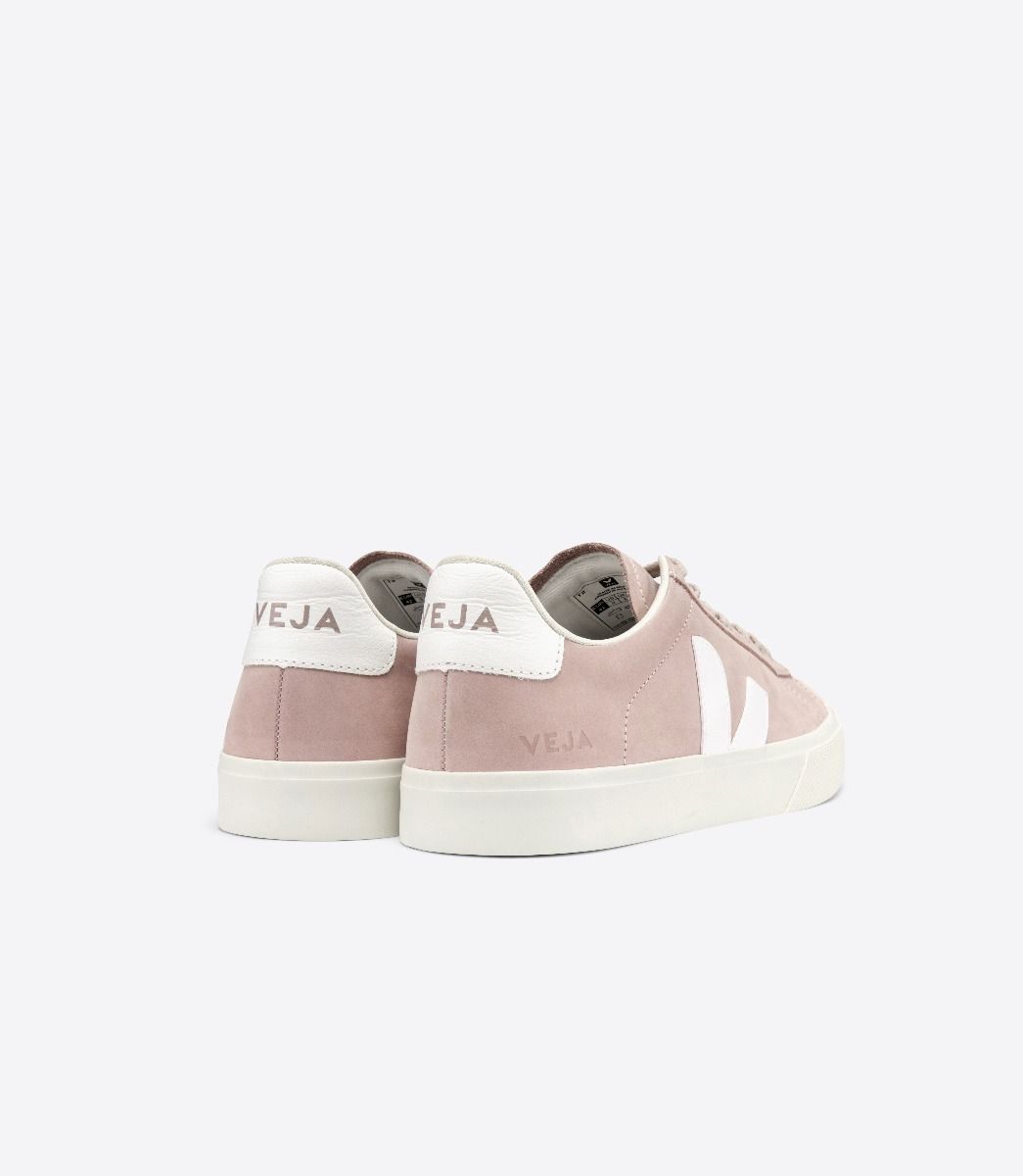 Baskets campo nubuck babe white