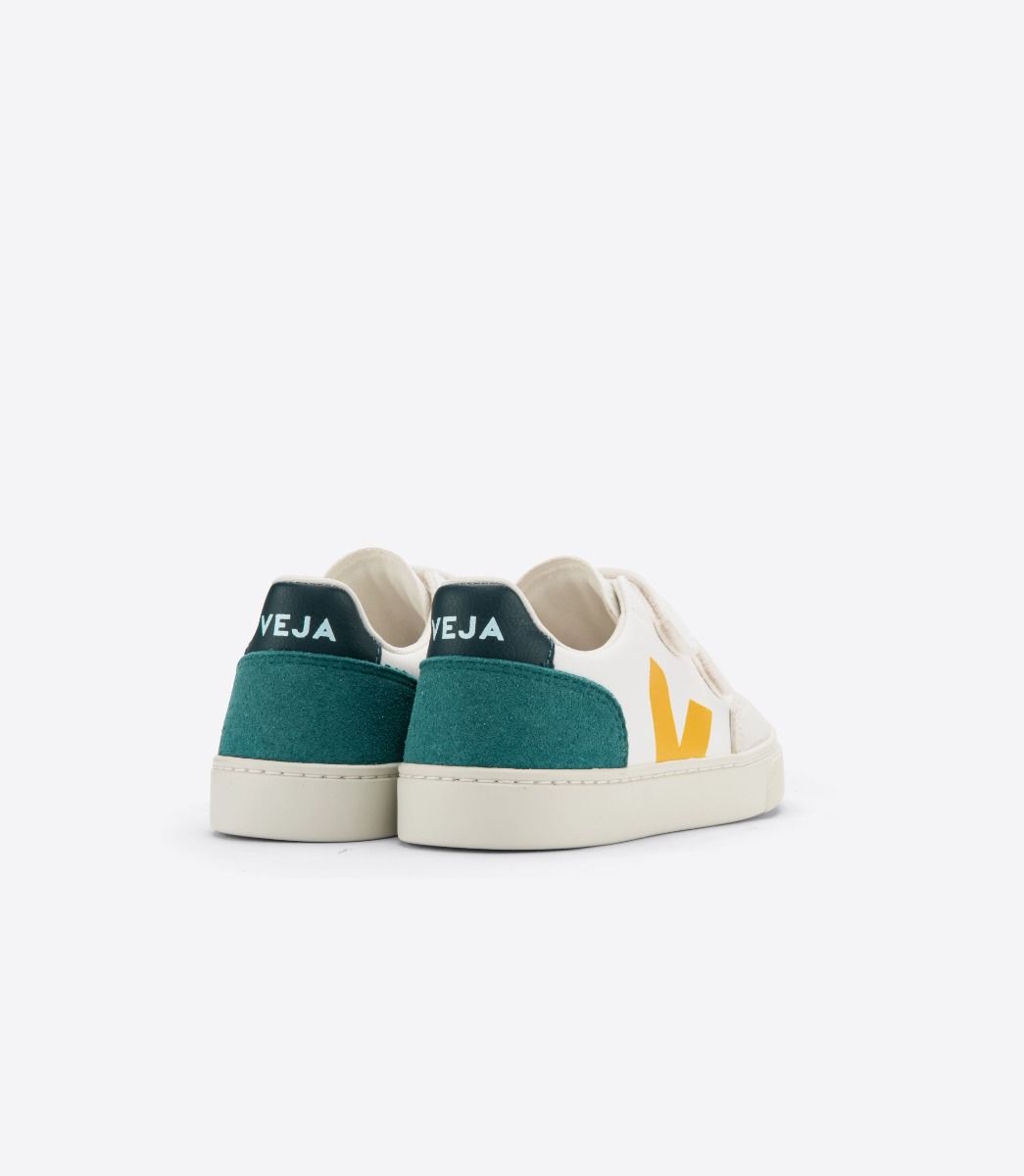 Baskets enfant v-12 chromefree leather multico brittany