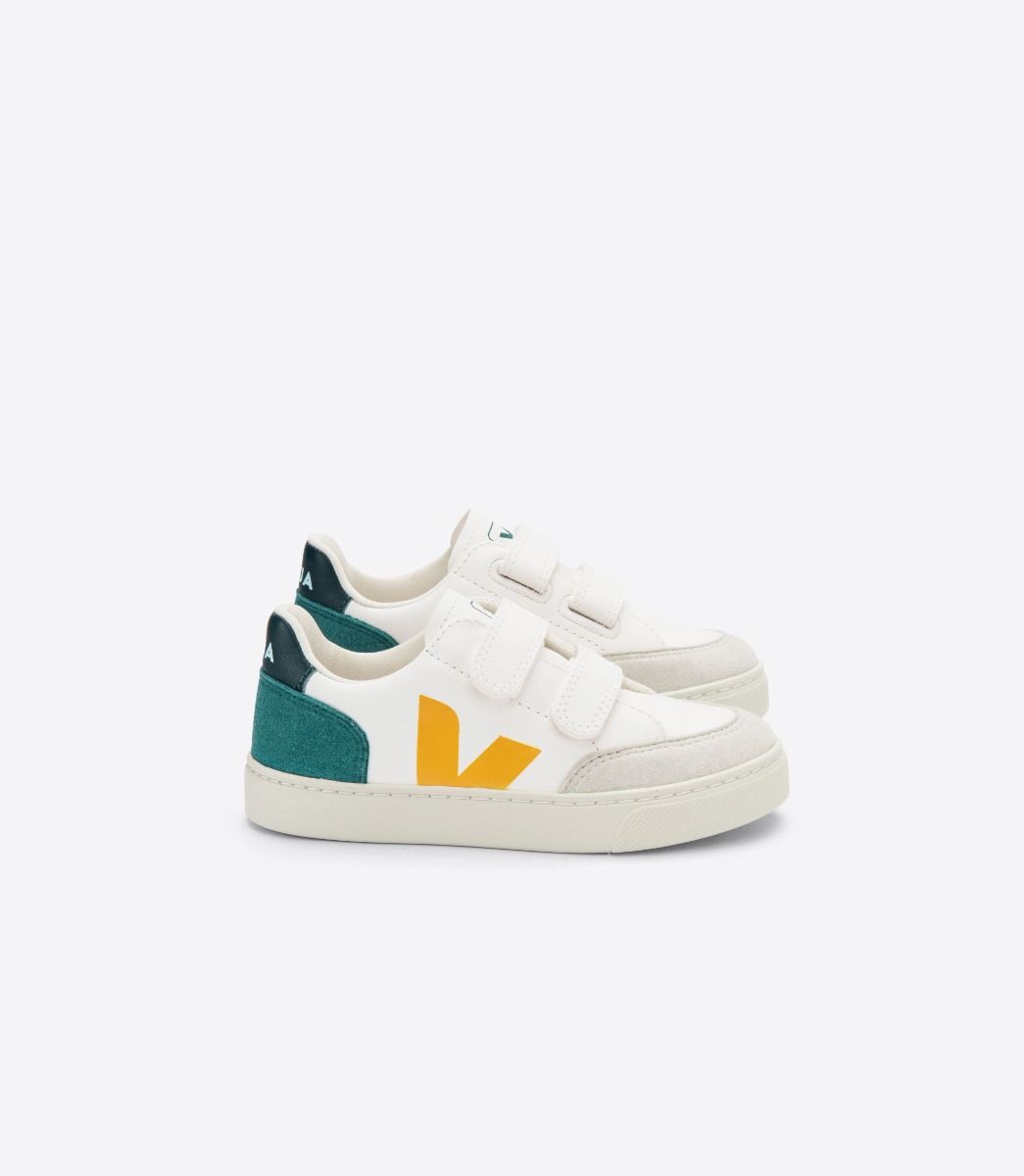 Baskets enfant v-12 chromefree leather multico brittany