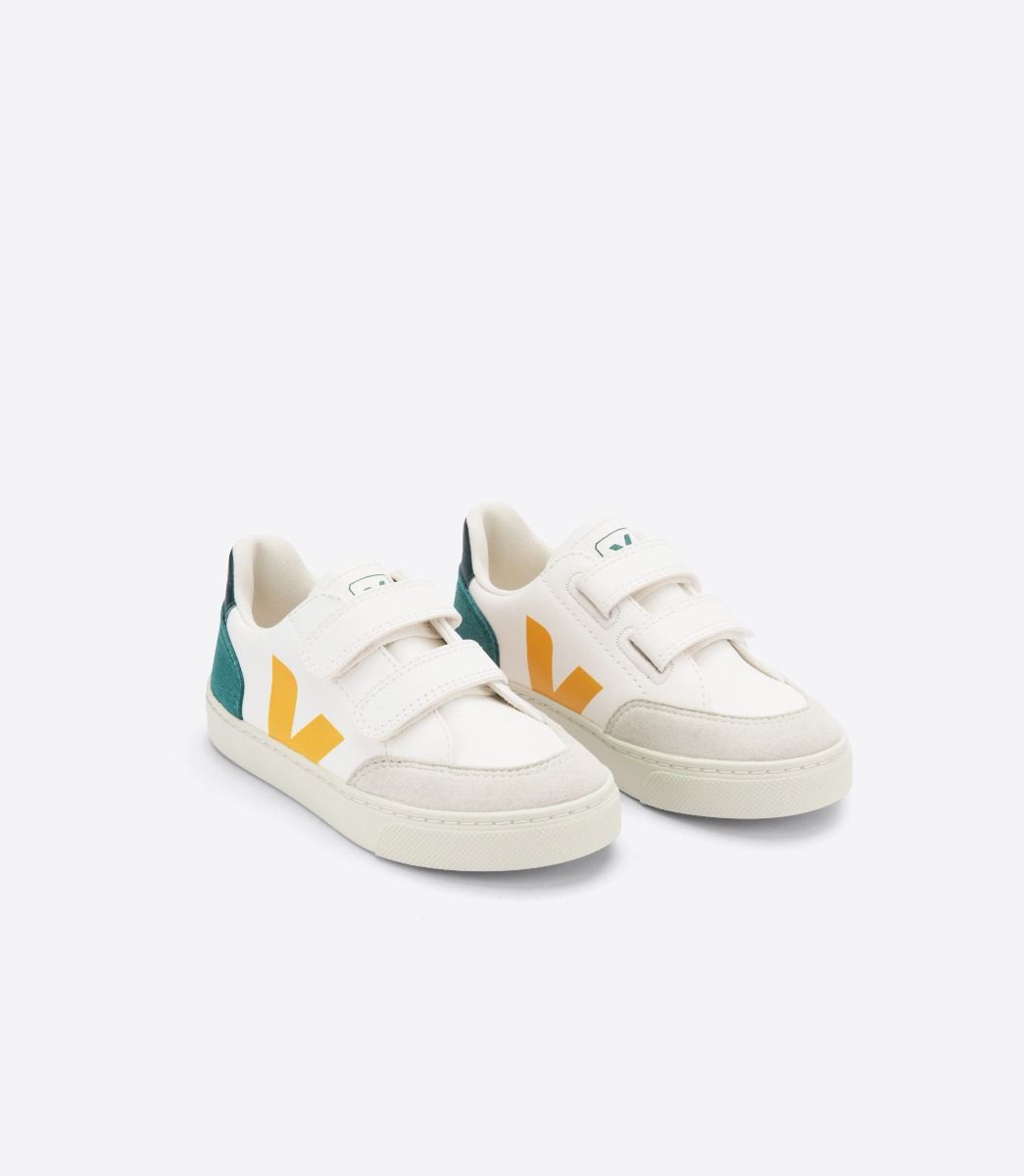 Baskets enfant v-12 chromefree leather multico brittany