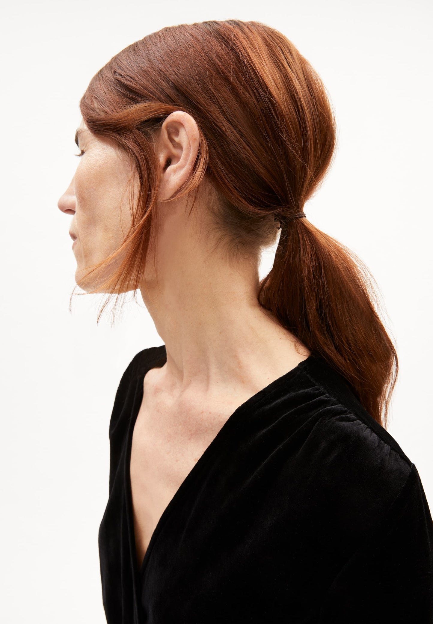 Robe en modal | noir "verlaar - black"