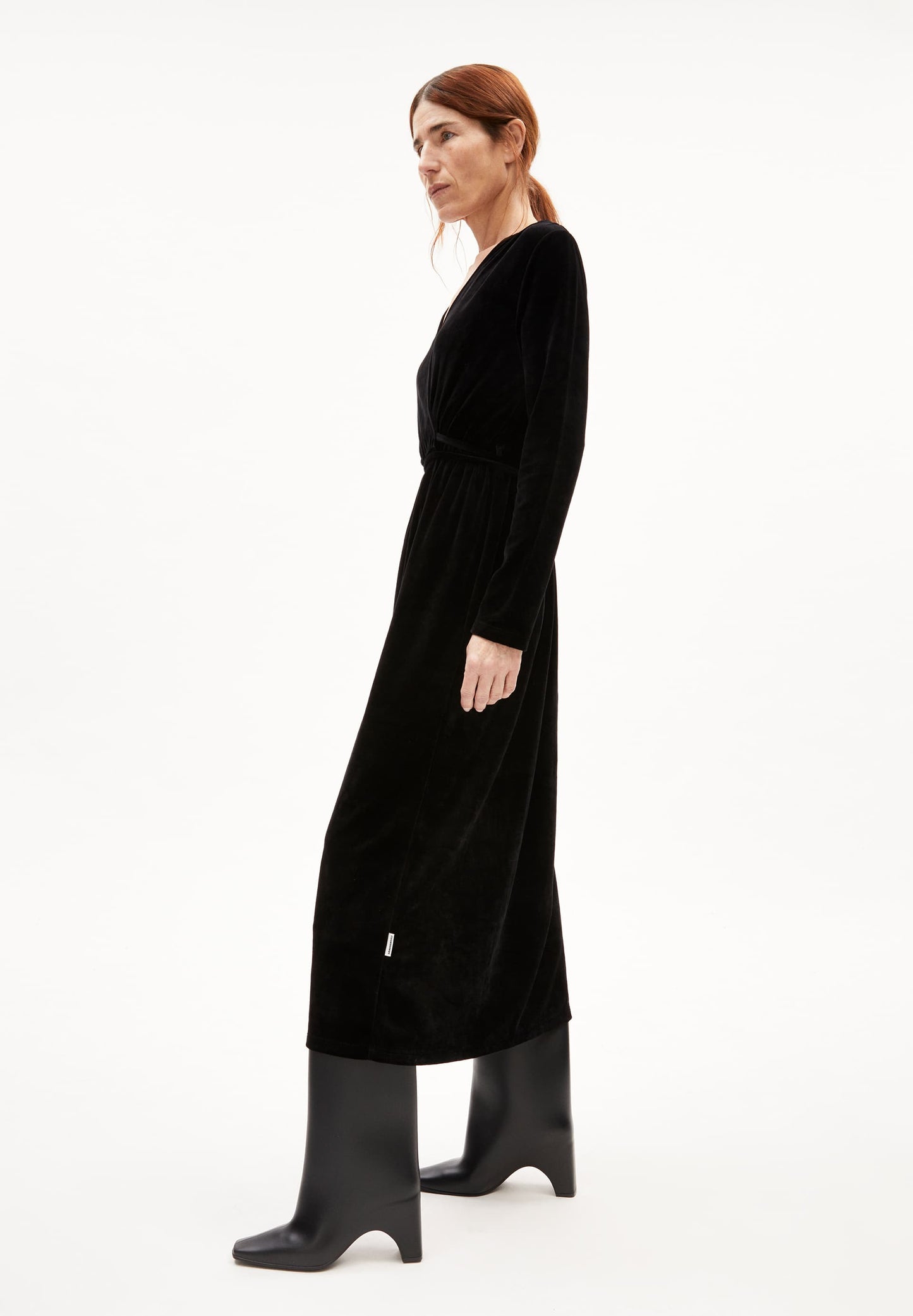 Robe en modal | noir "verlaar - black"