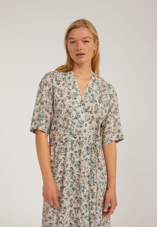 Robe longue à imprimés floraux en lenzing - VIKTORIAA GREENHOUSE