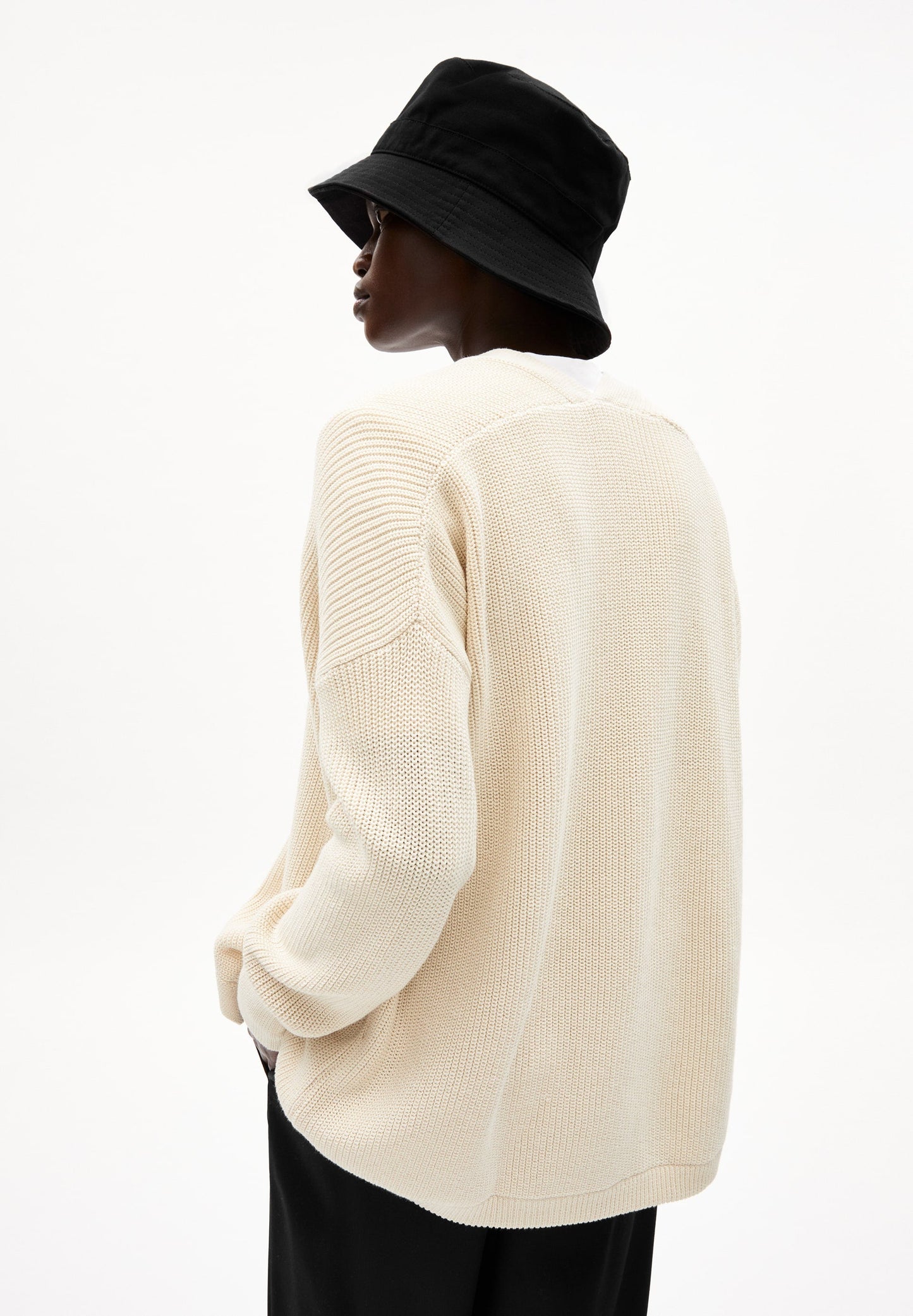 Cardigan en coton biologique non teint - vildanaa soft undyed