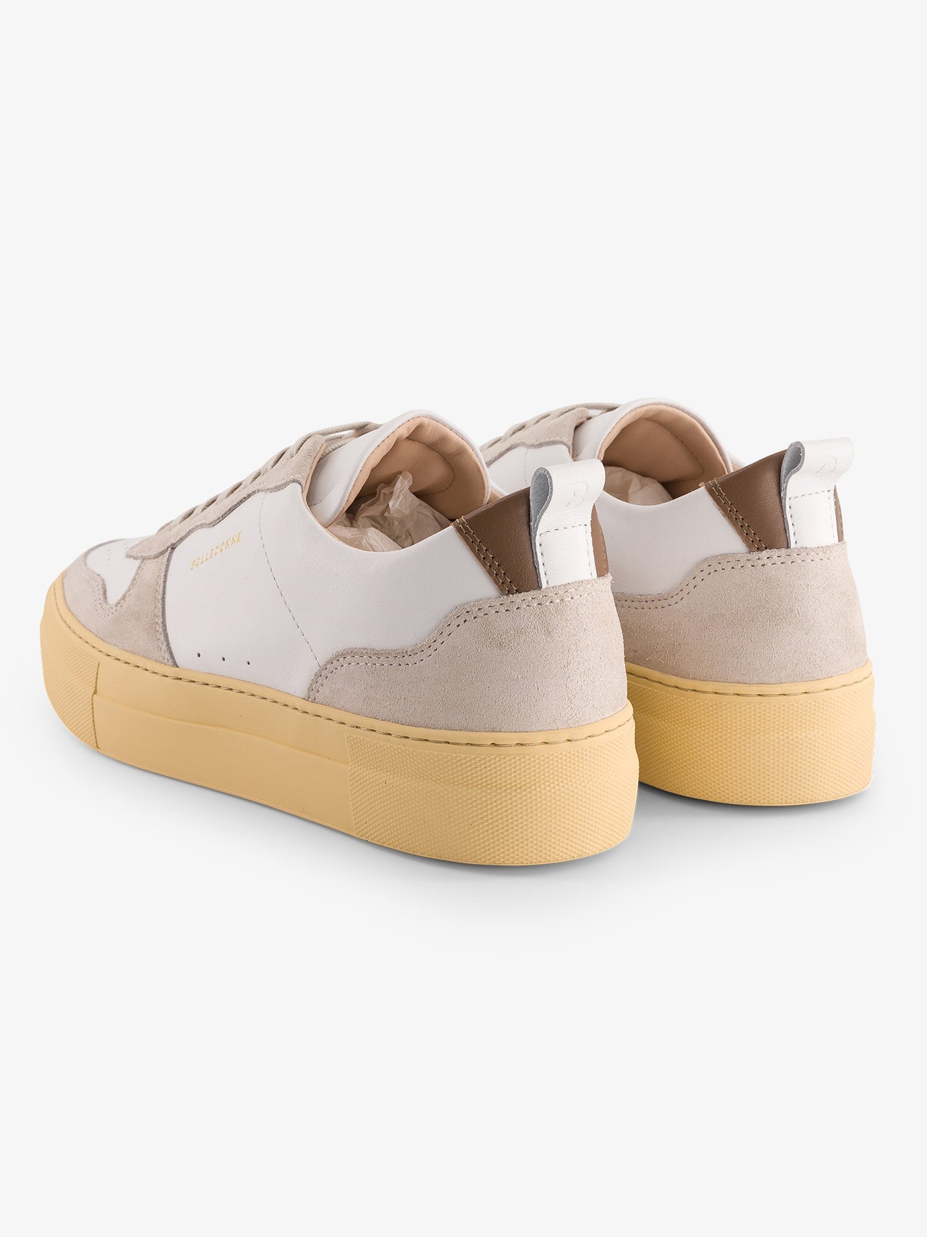Baskets en cuir certifié | multicolore "b0 playground essentielles coffee"