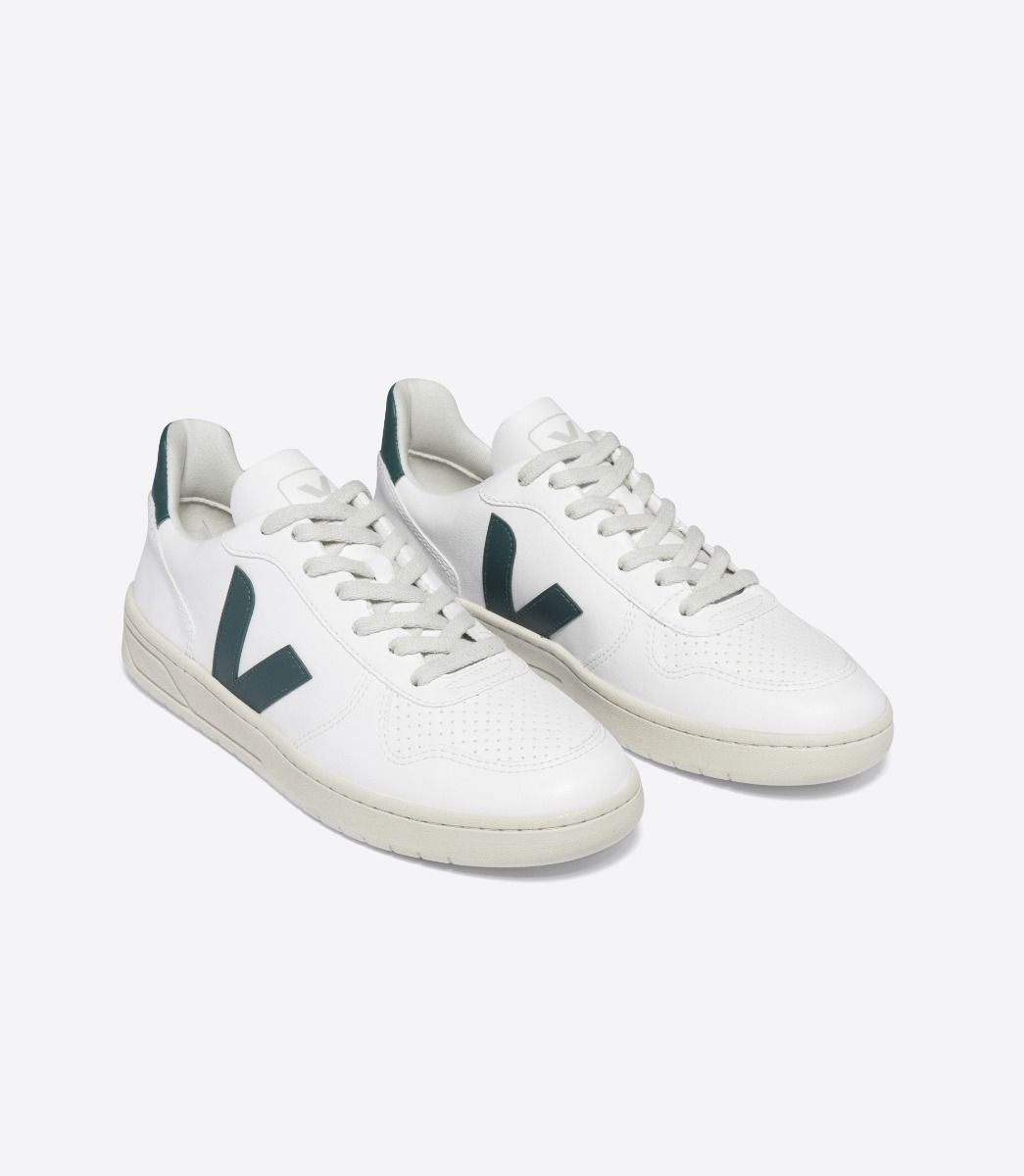 Baskets en C.W.L | Blanc et vert "v-10 cwl white brittany"