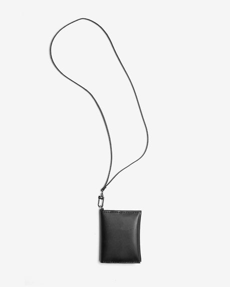 Porte-monnaie noir en matières recyclées - wallet black