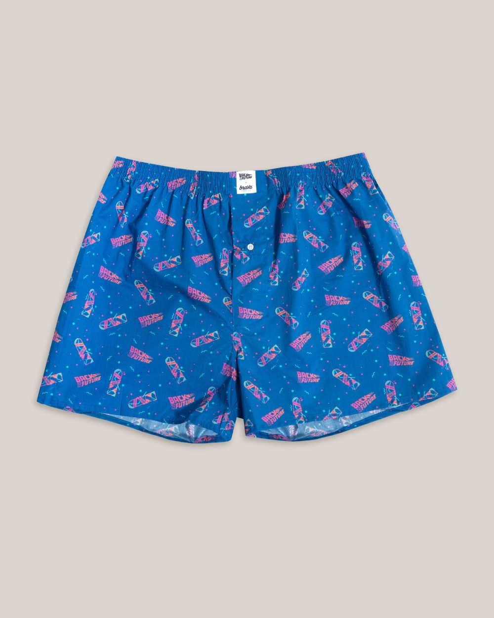 Caleçons à motifs en coton bio - bttf hover boxer blue