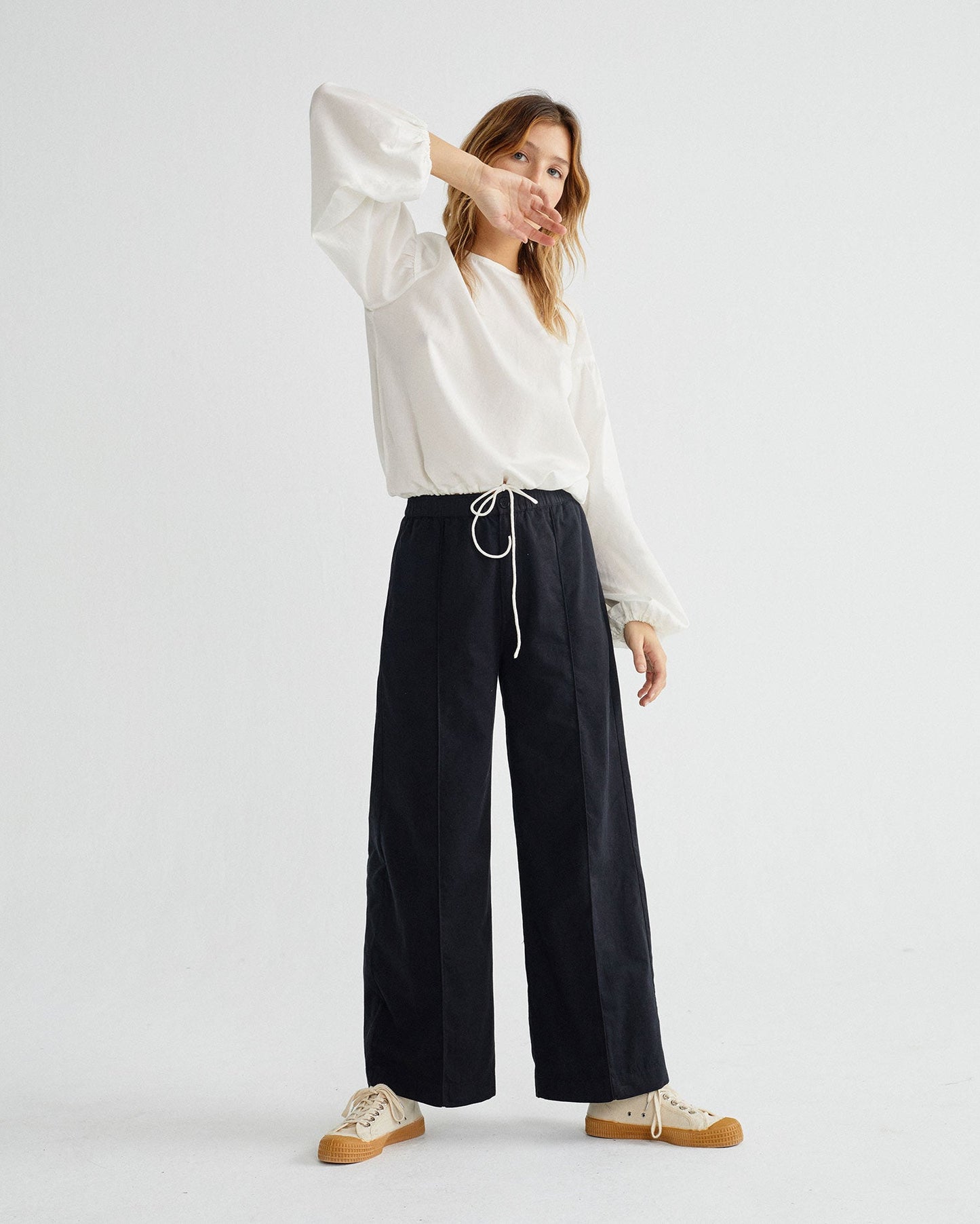Blouse blanche en coton bio - Boann