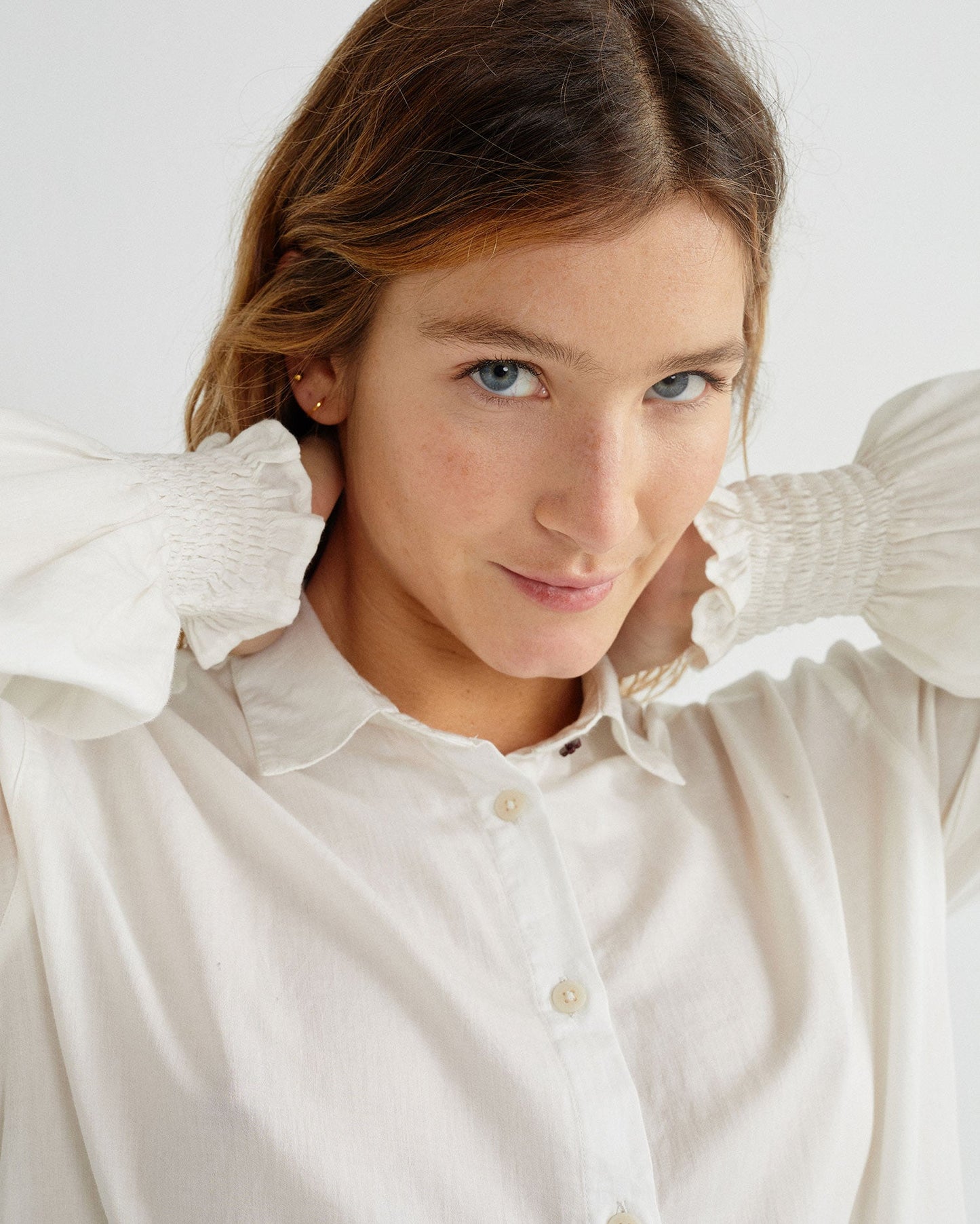 Chemise blanche en coton bio - Ceres