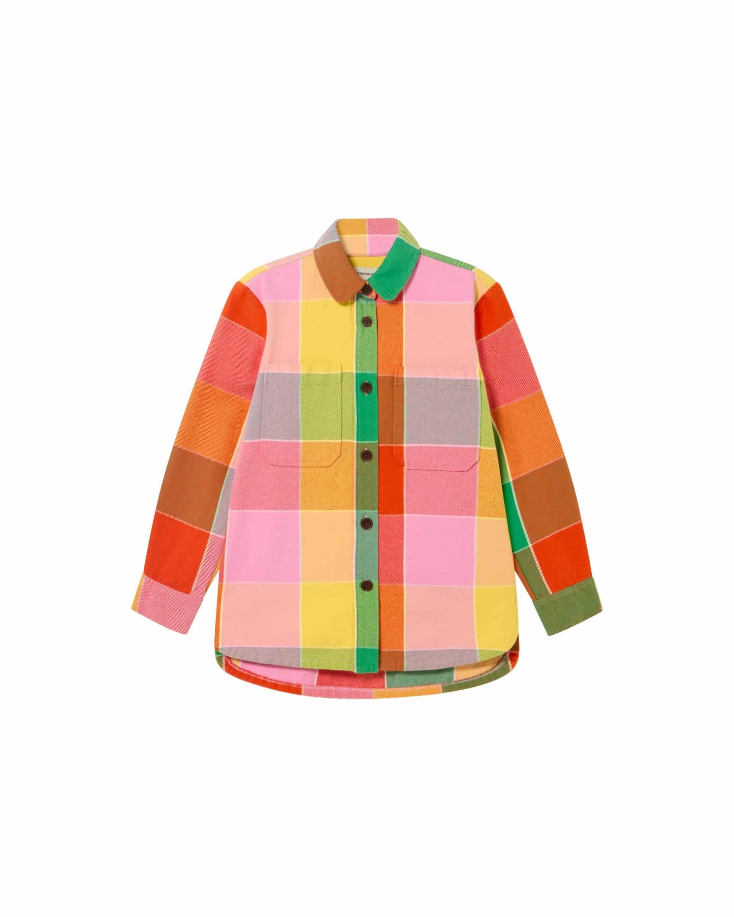 Veste à carreaux en coton bio | Multicolore "art blanket norita jacket"