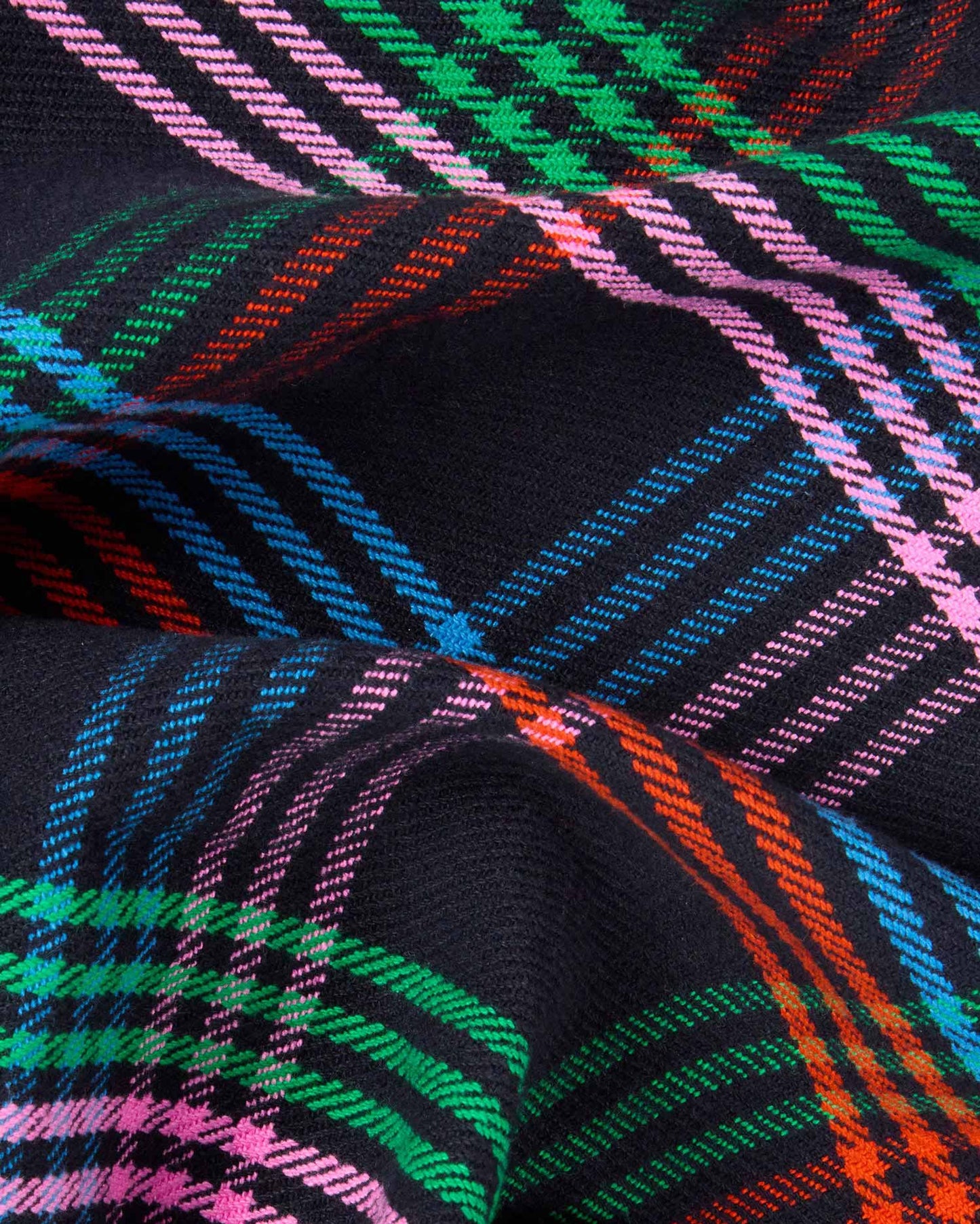Veste à carreaux en coton bio | Multicolore "color blanket norita jacket"