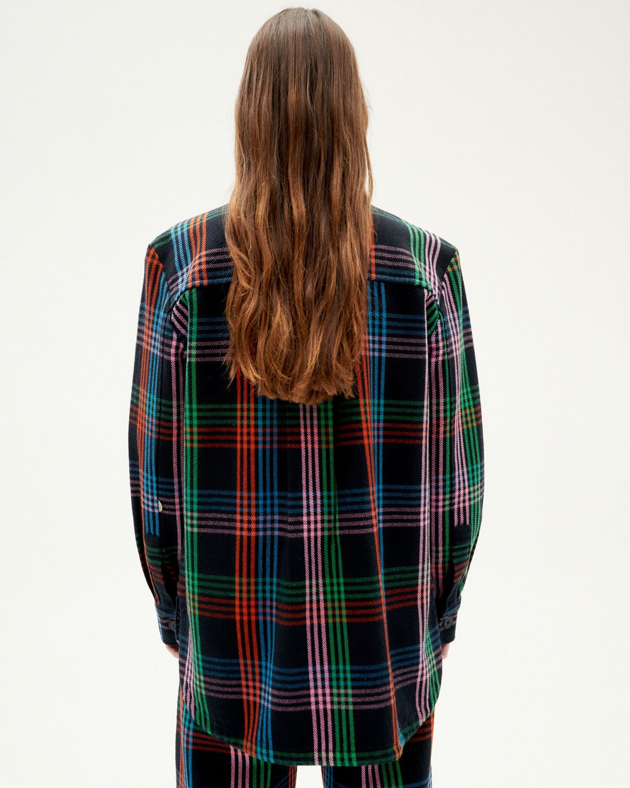 Veste à carreaux en coton bio | Multicolore "color blanket norita jacket"