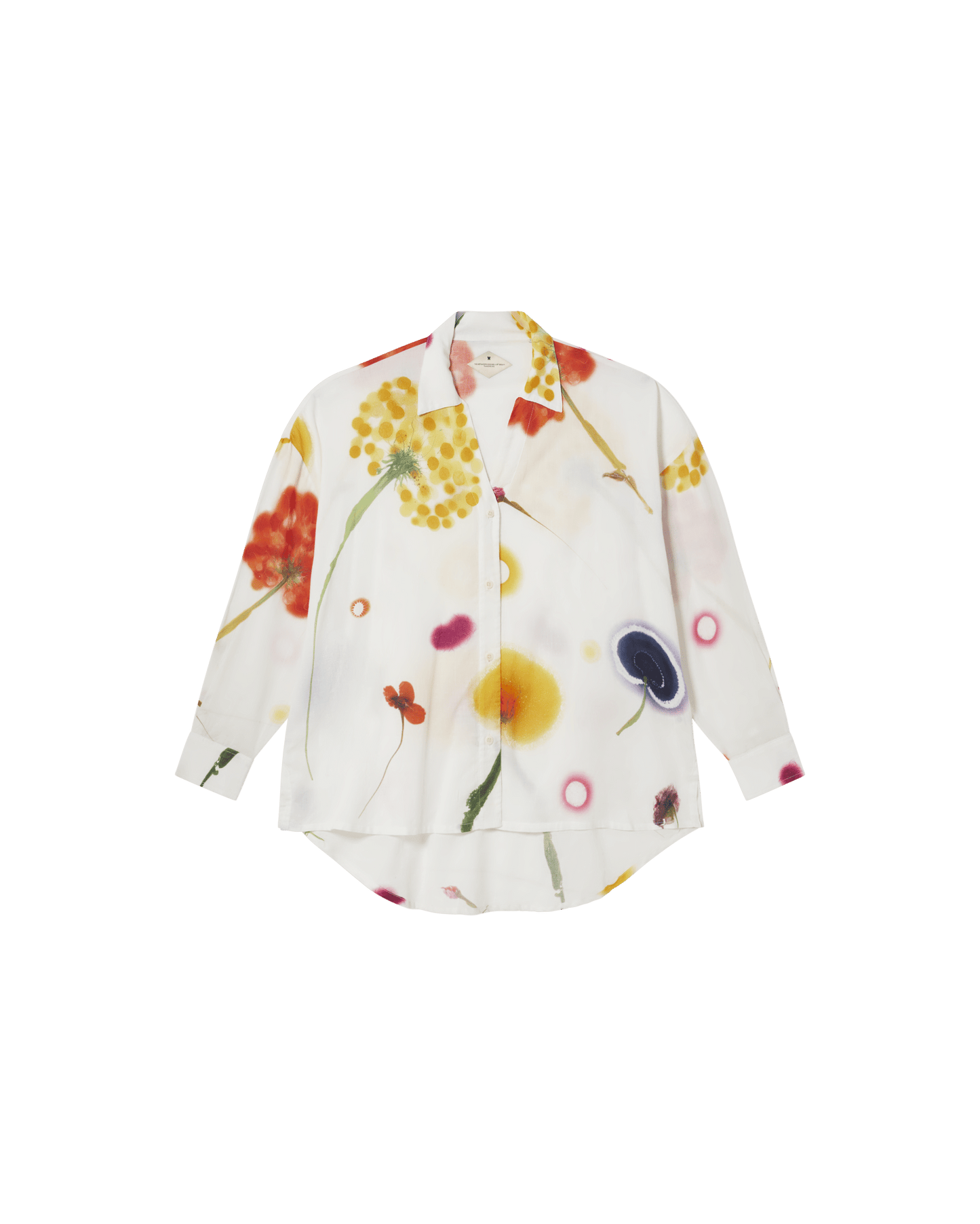 Chemise en coton bio | Écru à motifs "feuz day margaret blouse"