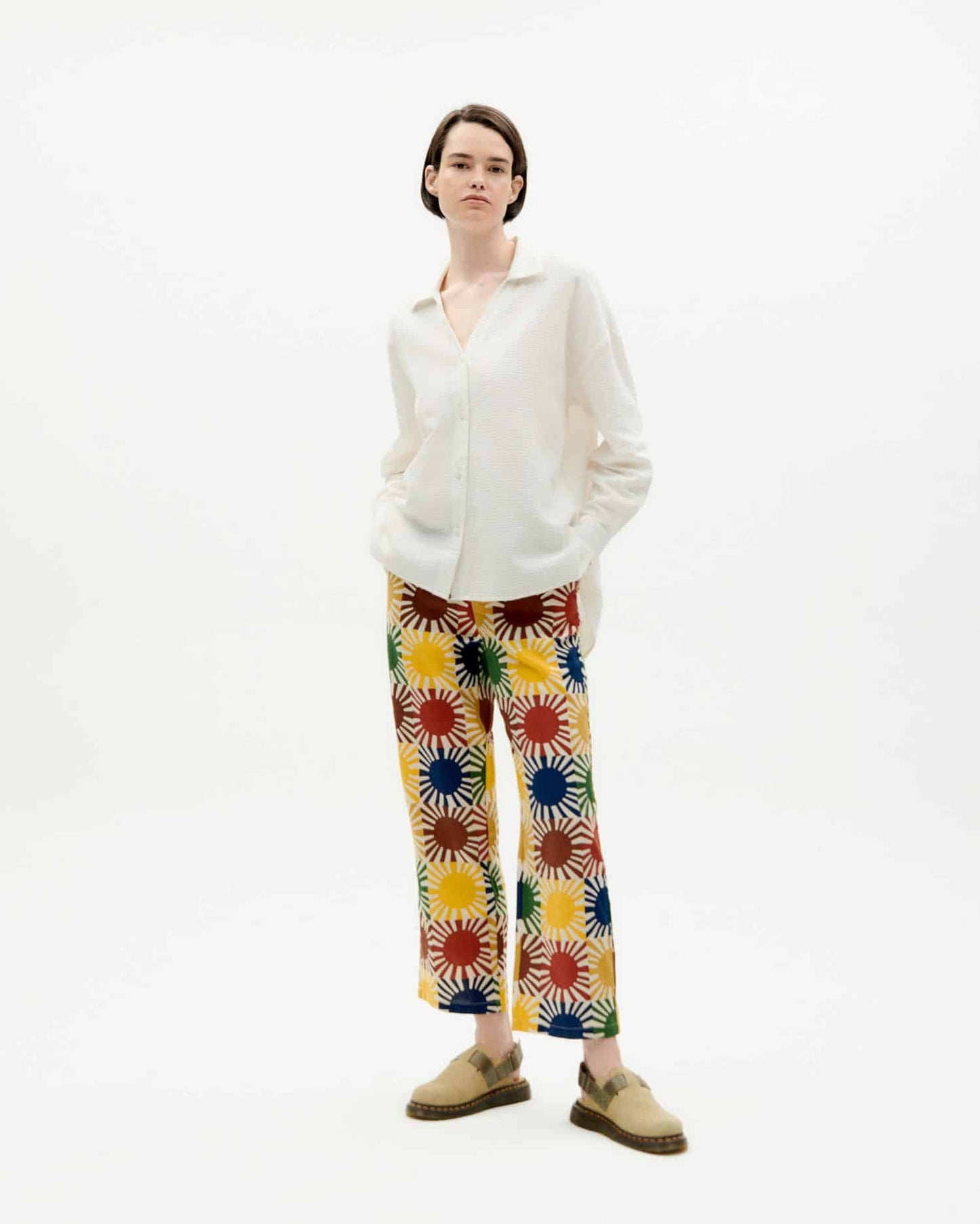 Chemise en coton bio | Écru "undyed loop margaret blouse"