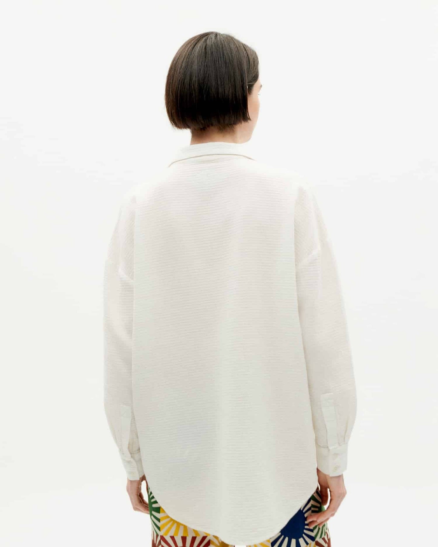 Chemise en coton bio | Écru "undyed loop margaret blouse"