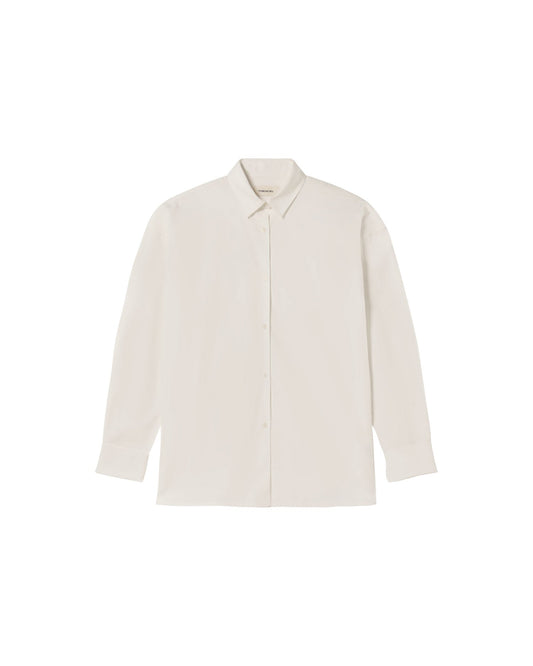 Chemise ample en coton bio | blanc "white juana blouse"