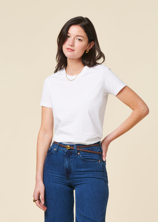 t-shirt en coton bio | blanc