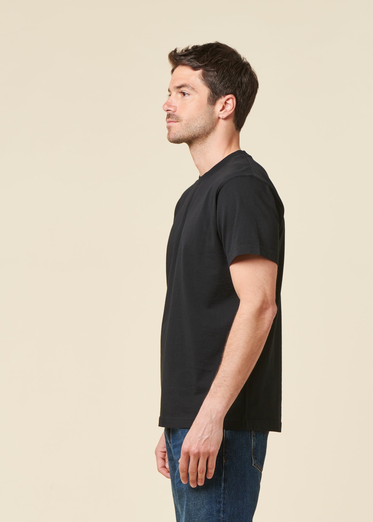 T-shirt en coton bio | noir