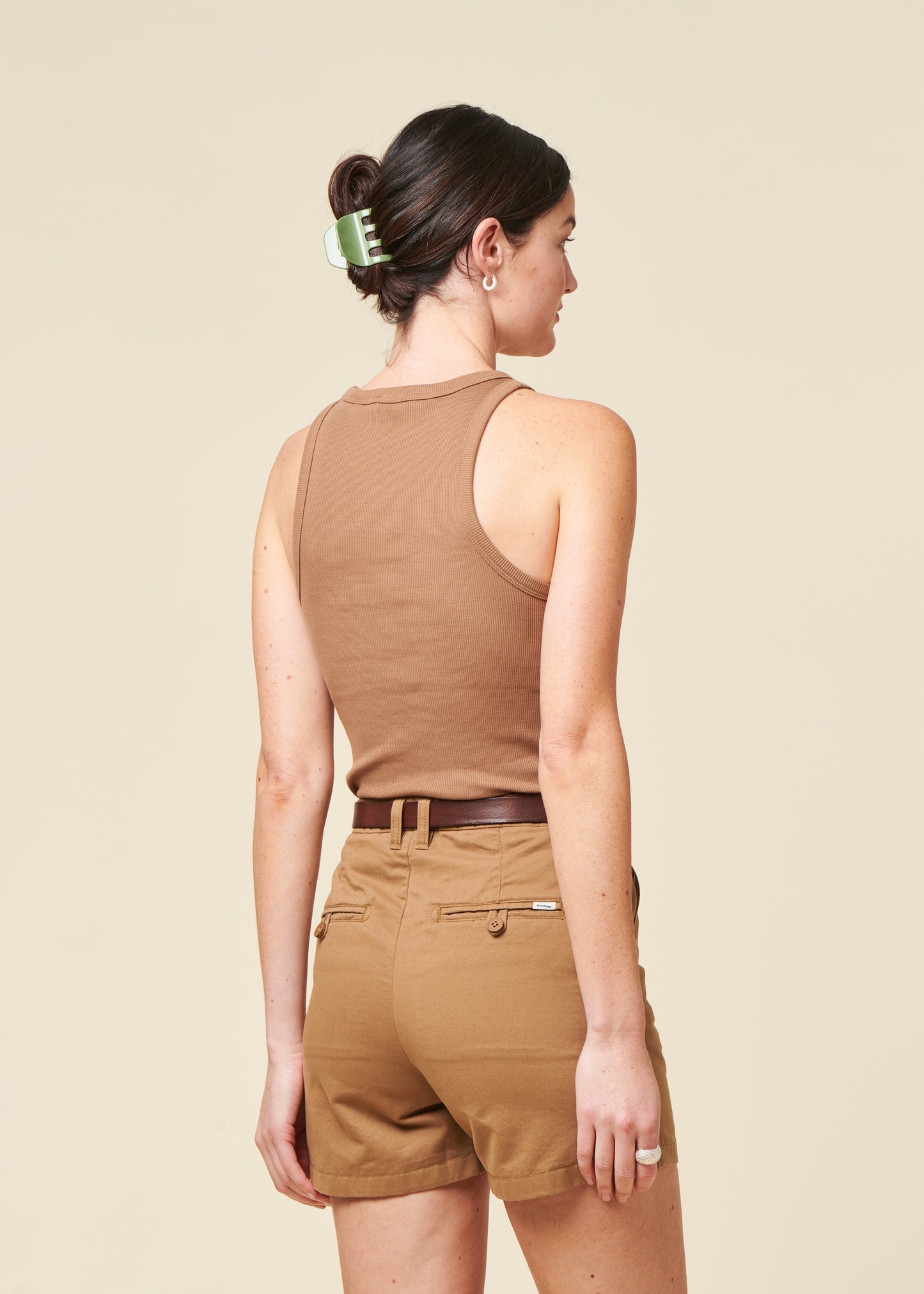 Short en coton biologique | "gale boyfriend mid-rise"