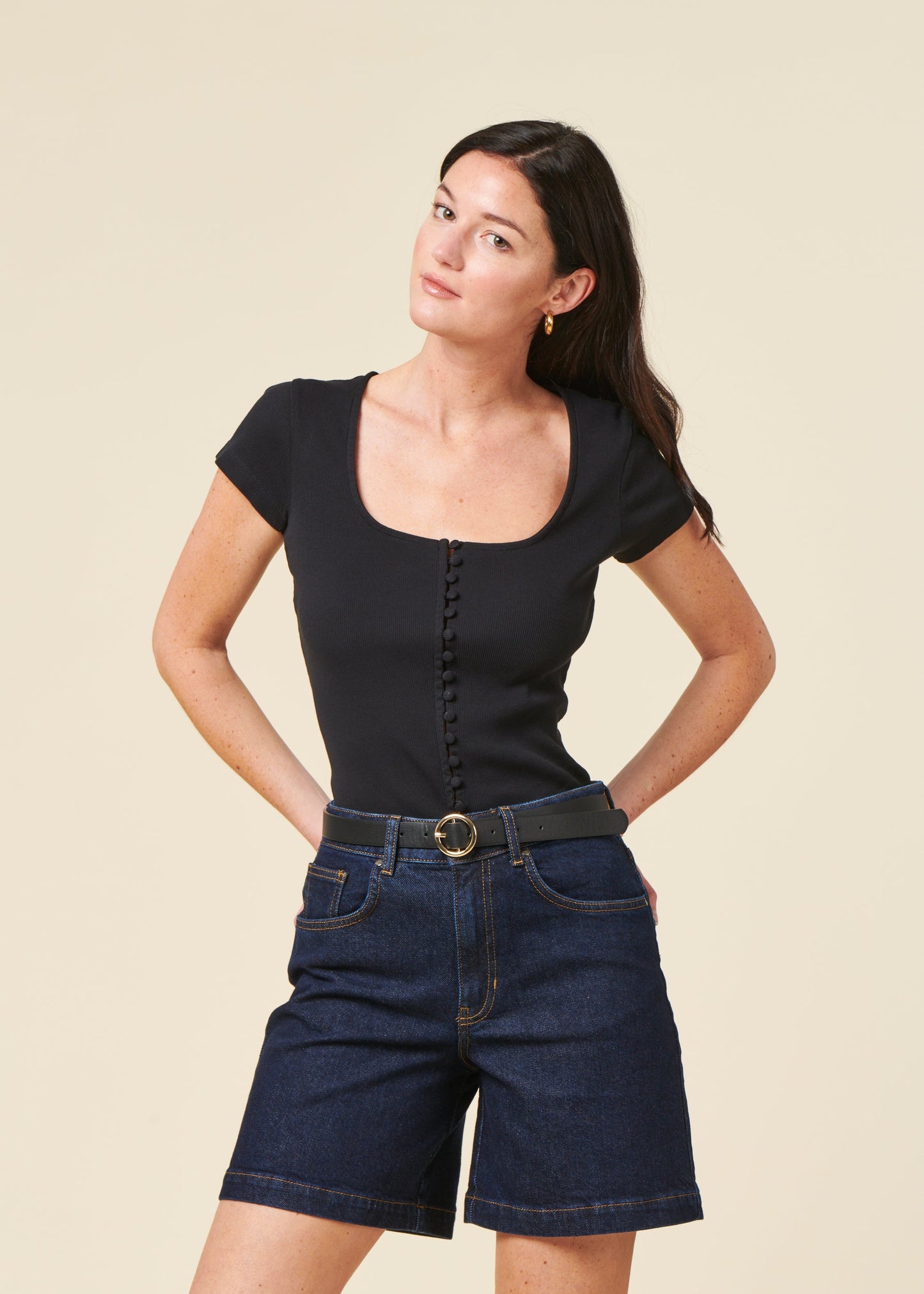 Top Vera noir