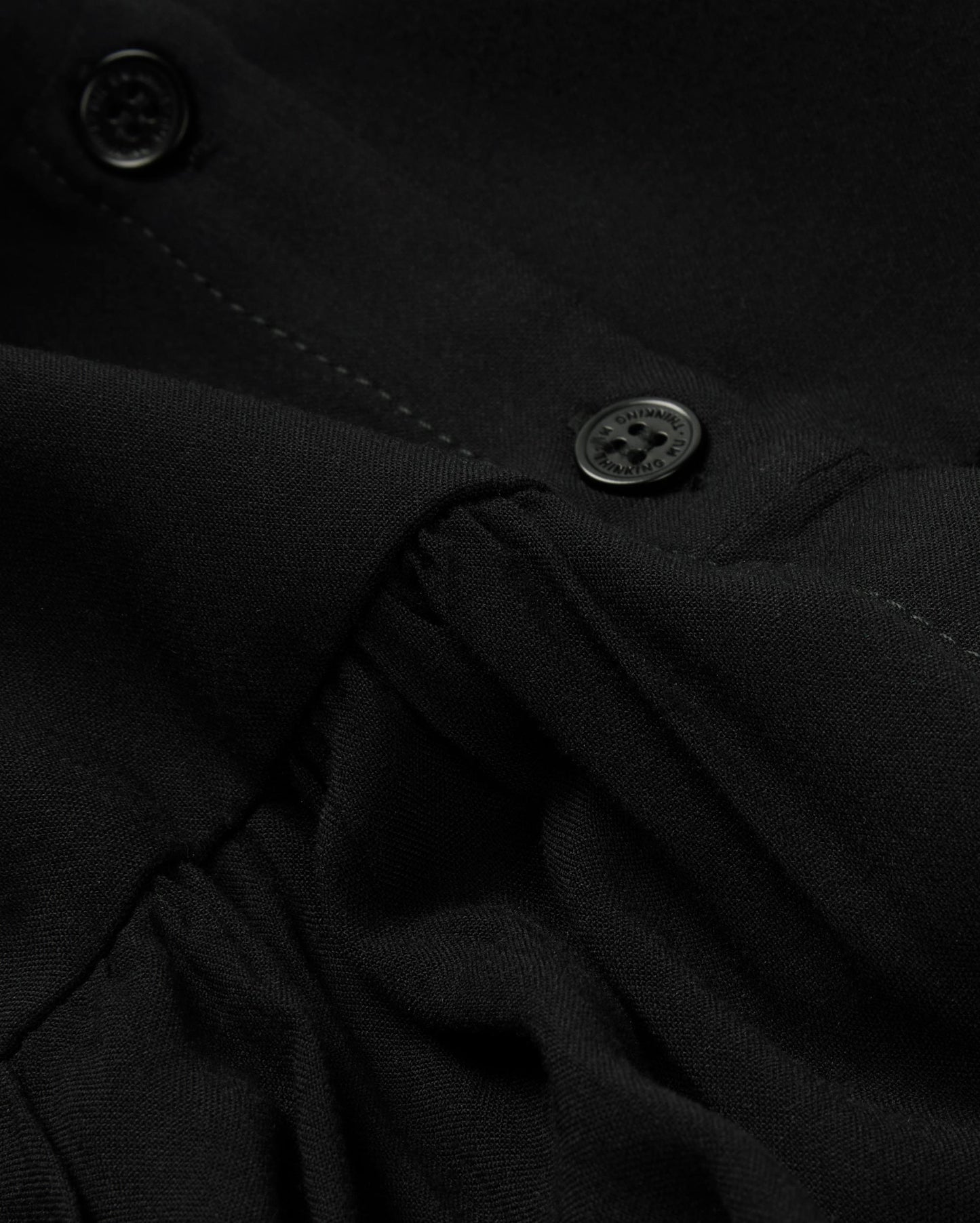 Robe midi en ecovero | Noir "black gabriela dress"