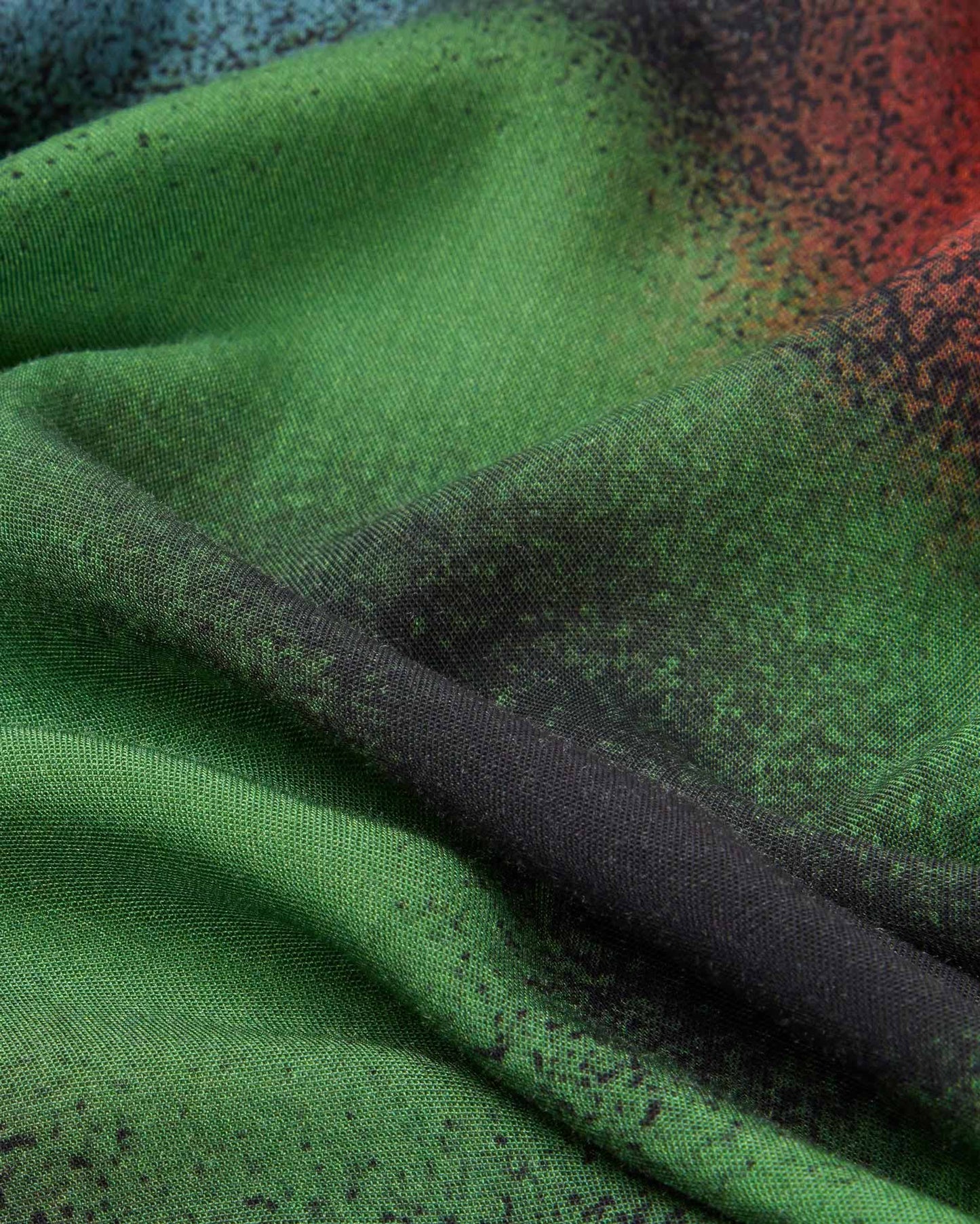 Robe imprimée en ecovero | Multicolore "dust black vera dress"