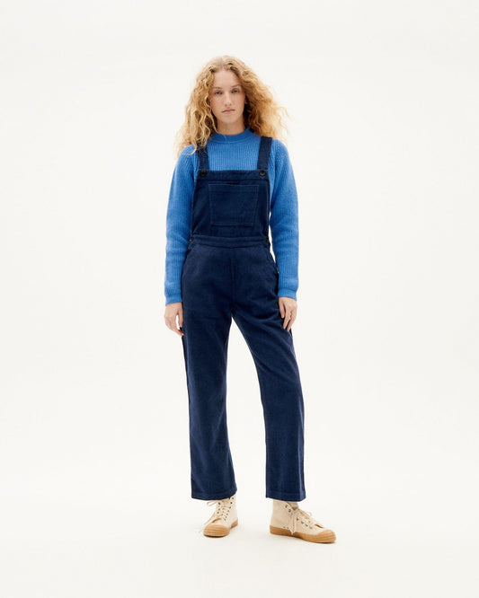 Salopette marine velours en coton bio - navy corduroy venus jumpsuit