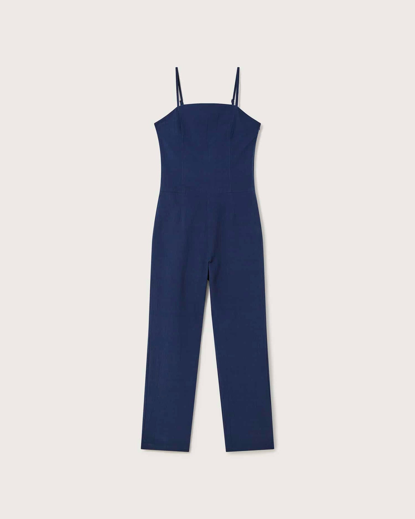 Combinaison marine en coton bio - navy mona jumpsuit