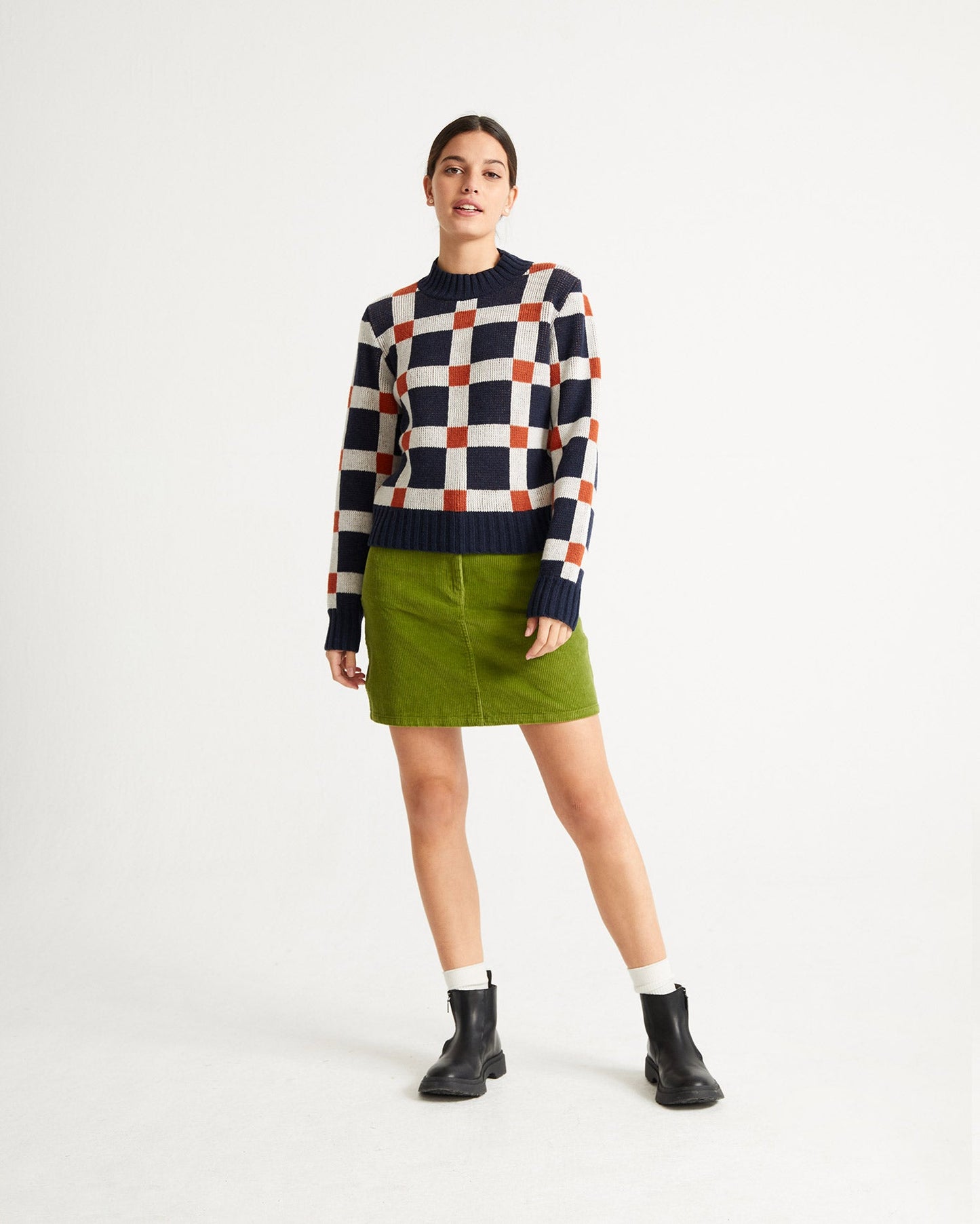 Pull graphique en laine certifiée - dimension ops
