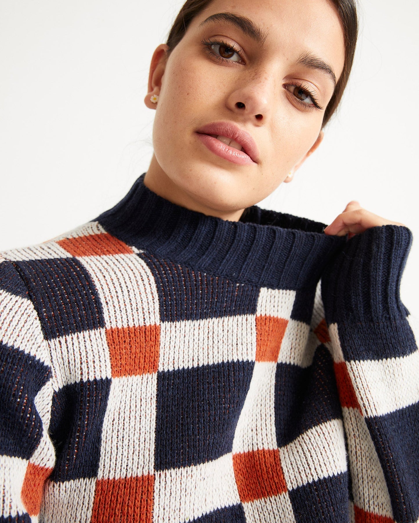 Pull graphique en laine certifiée - dimension ops