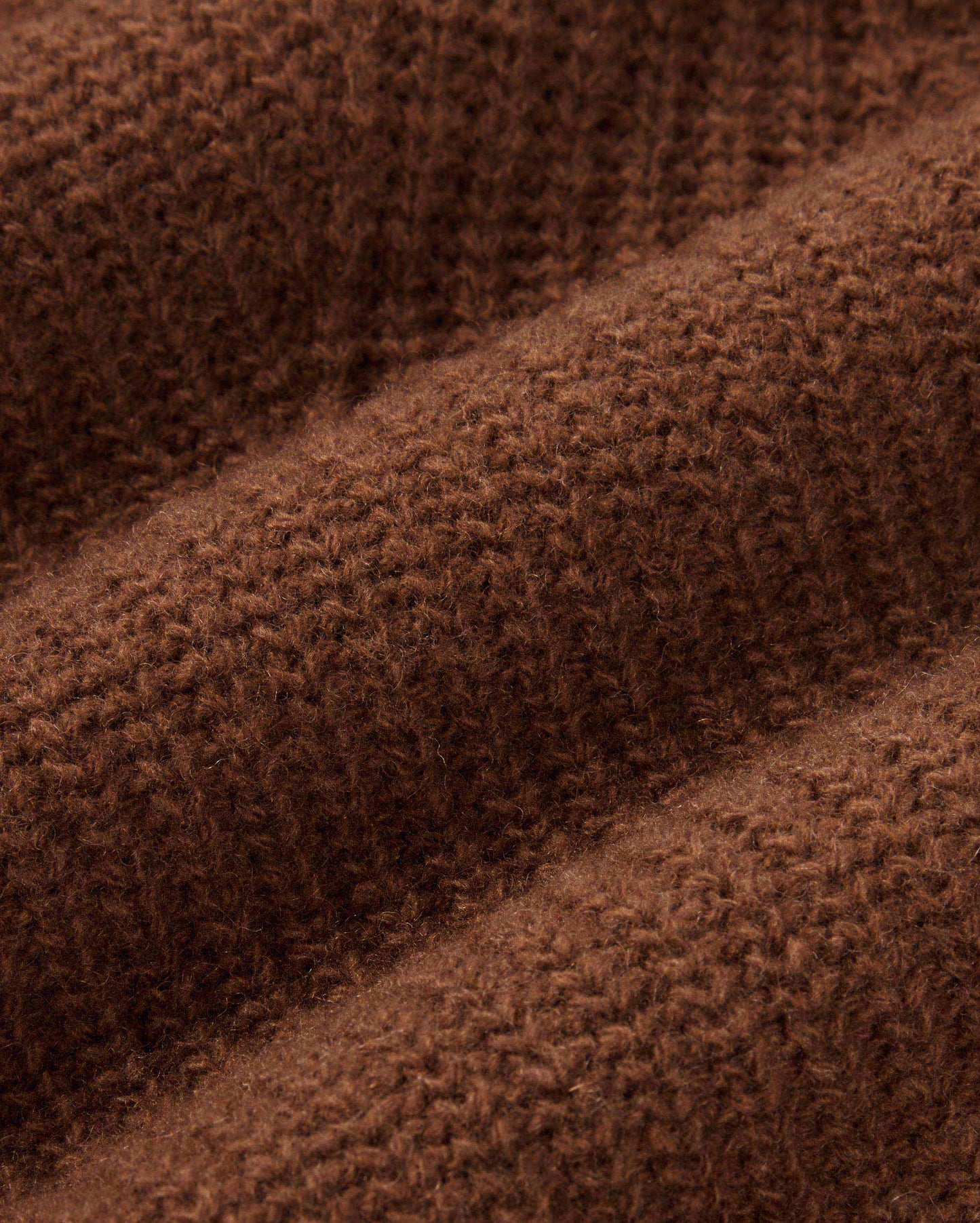 Pull maille col roulé en laine certifiée | marron "brown matilda knitted sweater"