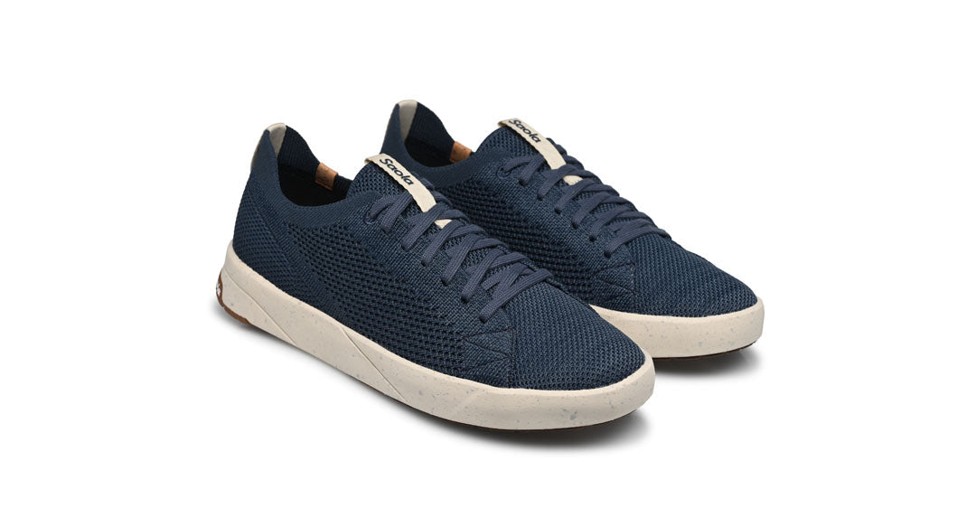 Baskets en matières recyclées | navy "cannon knit 2.0 w navy"