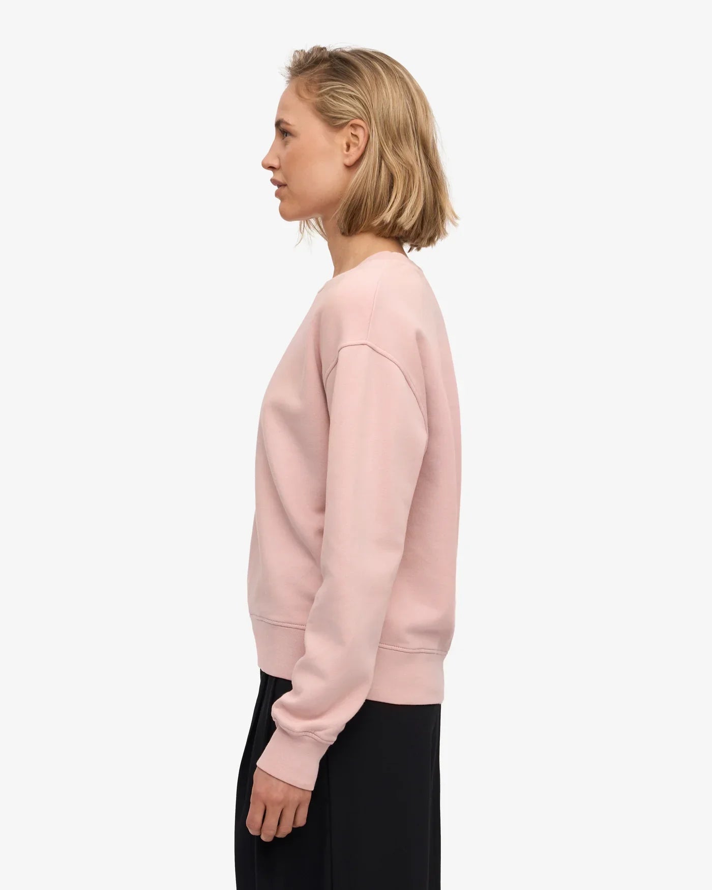 Sweat en coton bio | rose "faded pink"