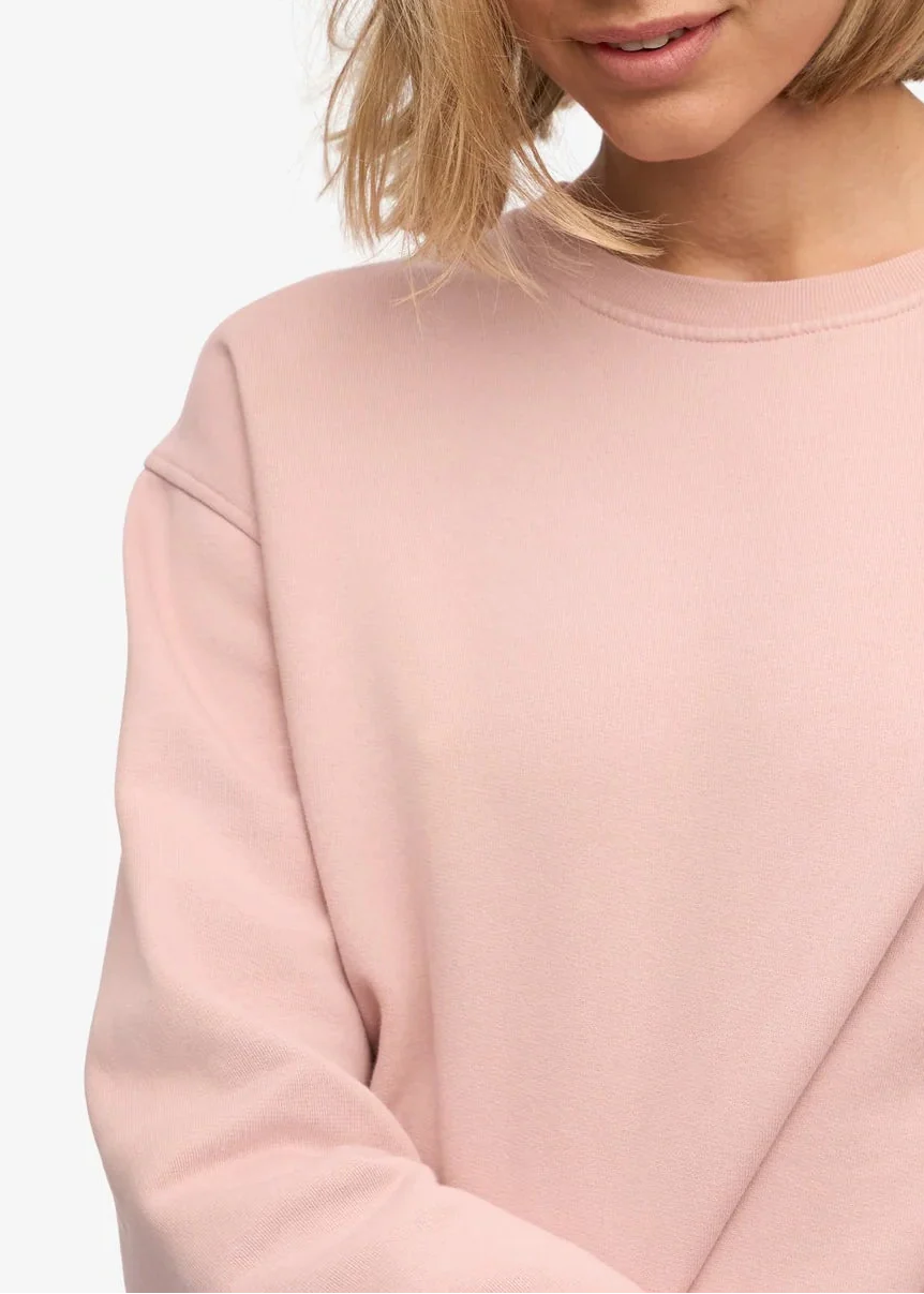 Sweat en coton bio | rose "faded pink"