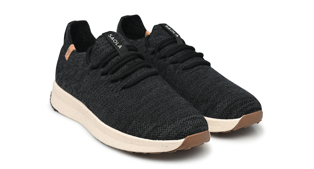 Baskets | gris "tsavo w 2.0 wool - black-steel grey"