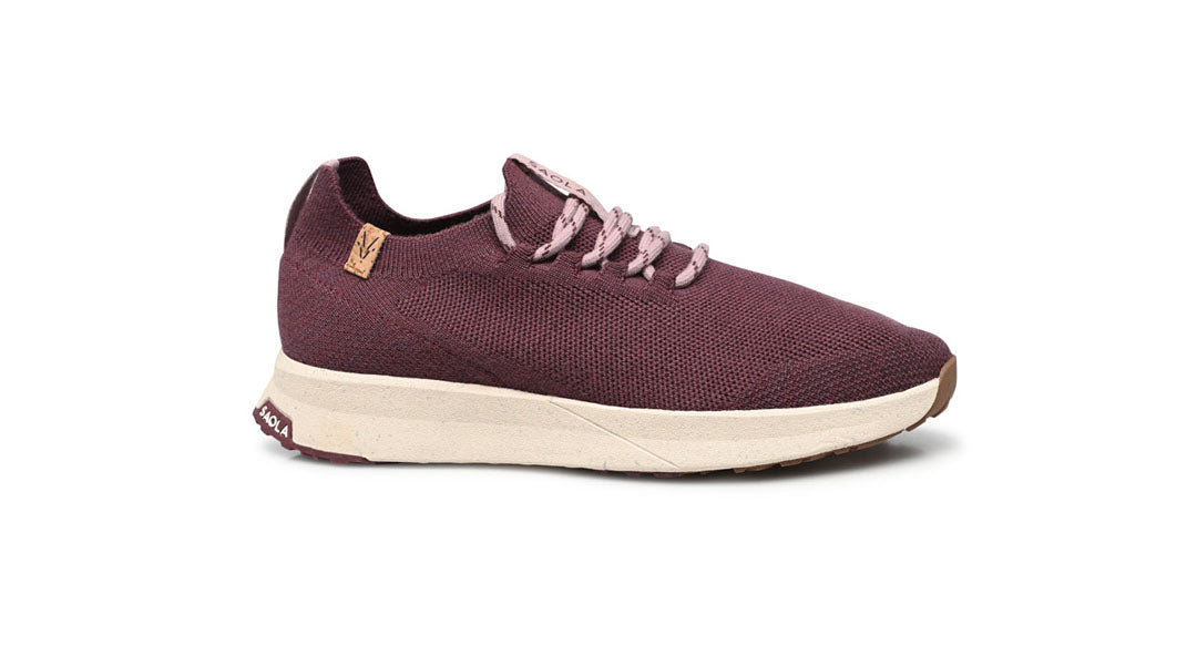 Baskets | bordeaux "tsavo w 2.0 wool - wine"
