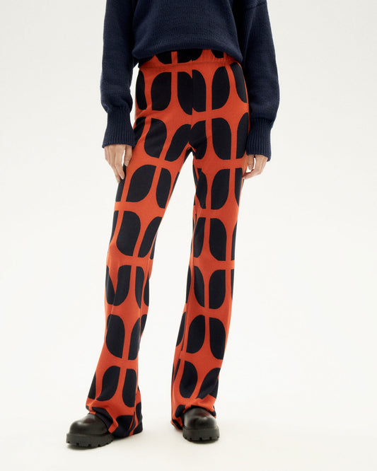 Pantalon à motifs en ecovero et recyclé - wallpaper naia pants