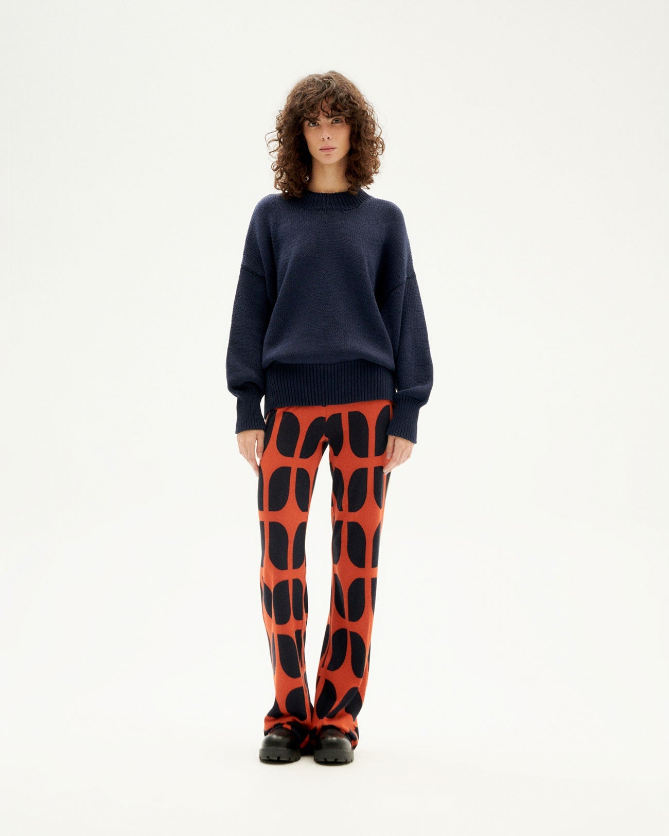 Pantalon à motifs en ecovero et recyclé - wallpaper naia pants