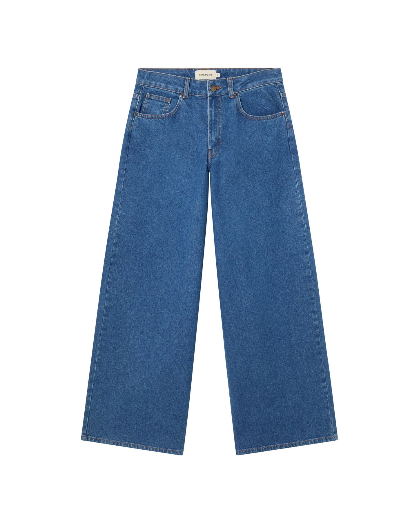 Jean ample en coton bio | bleu "tusa clean denim hedda pants"