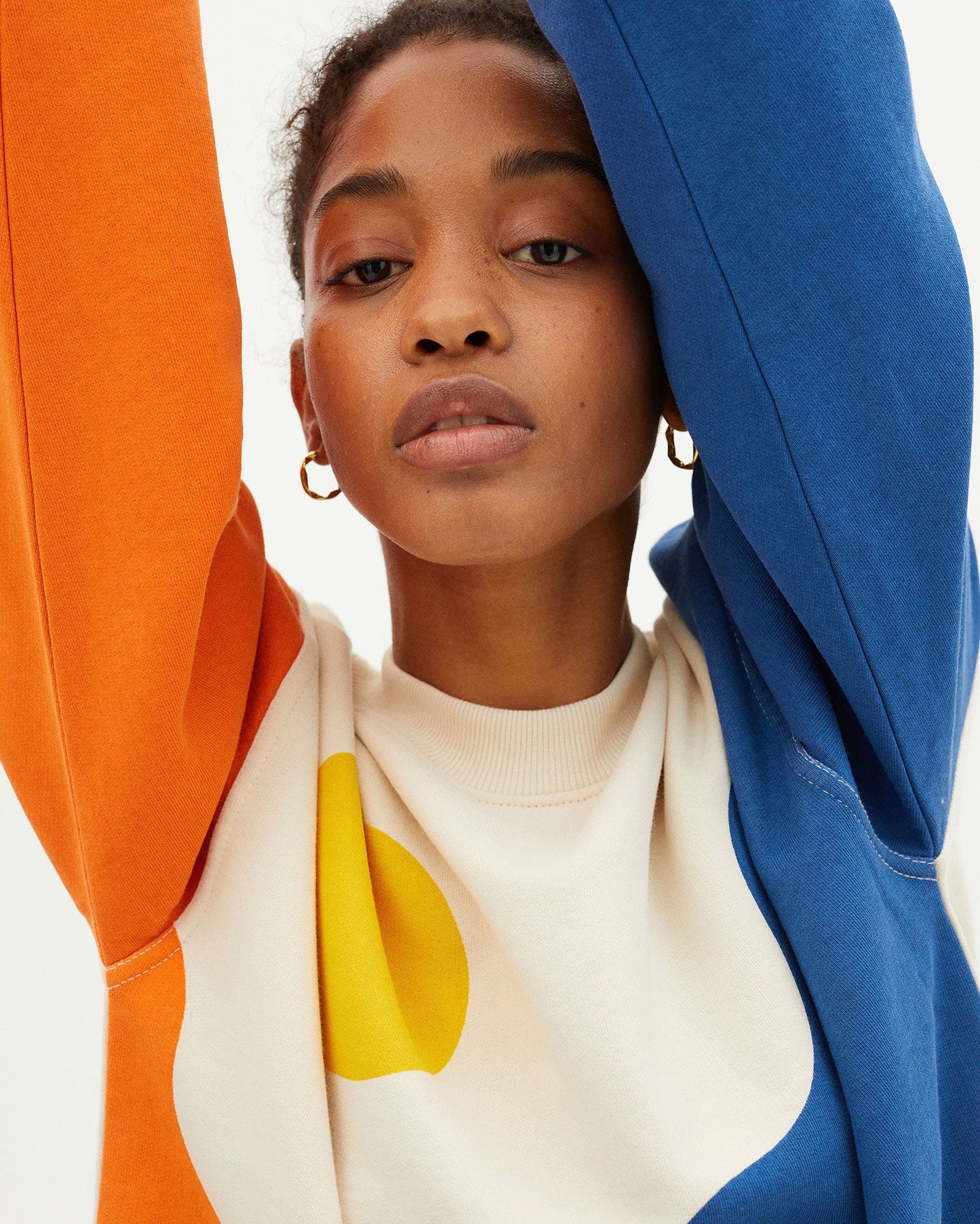 Sweat multicolore en coton bio - MEDITERRANEO SWEATSHIRT