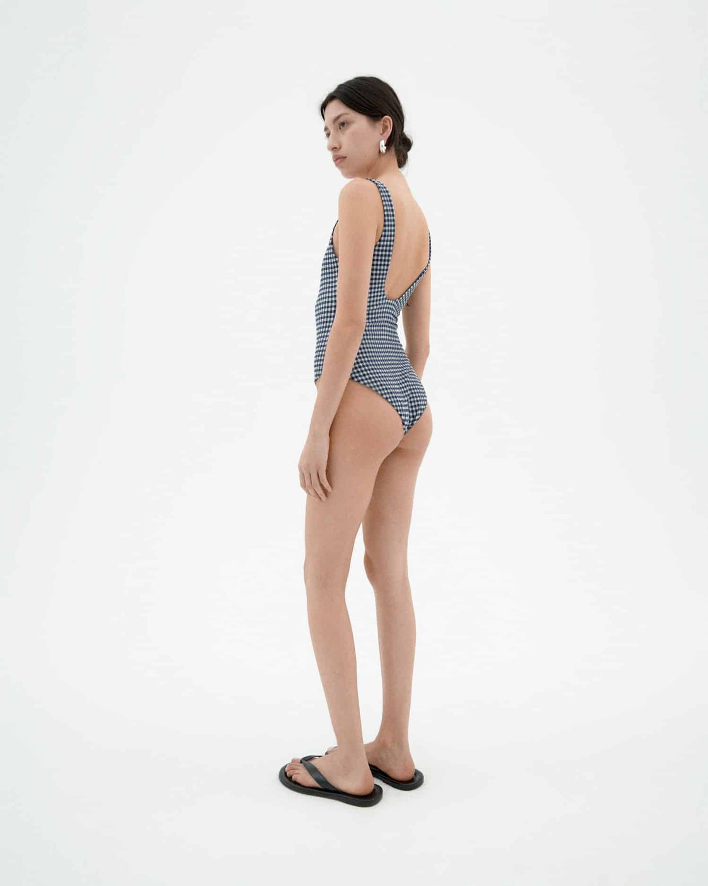 Maillot une pièce en matières recyclées | bleu "navy amalfi swimwear"