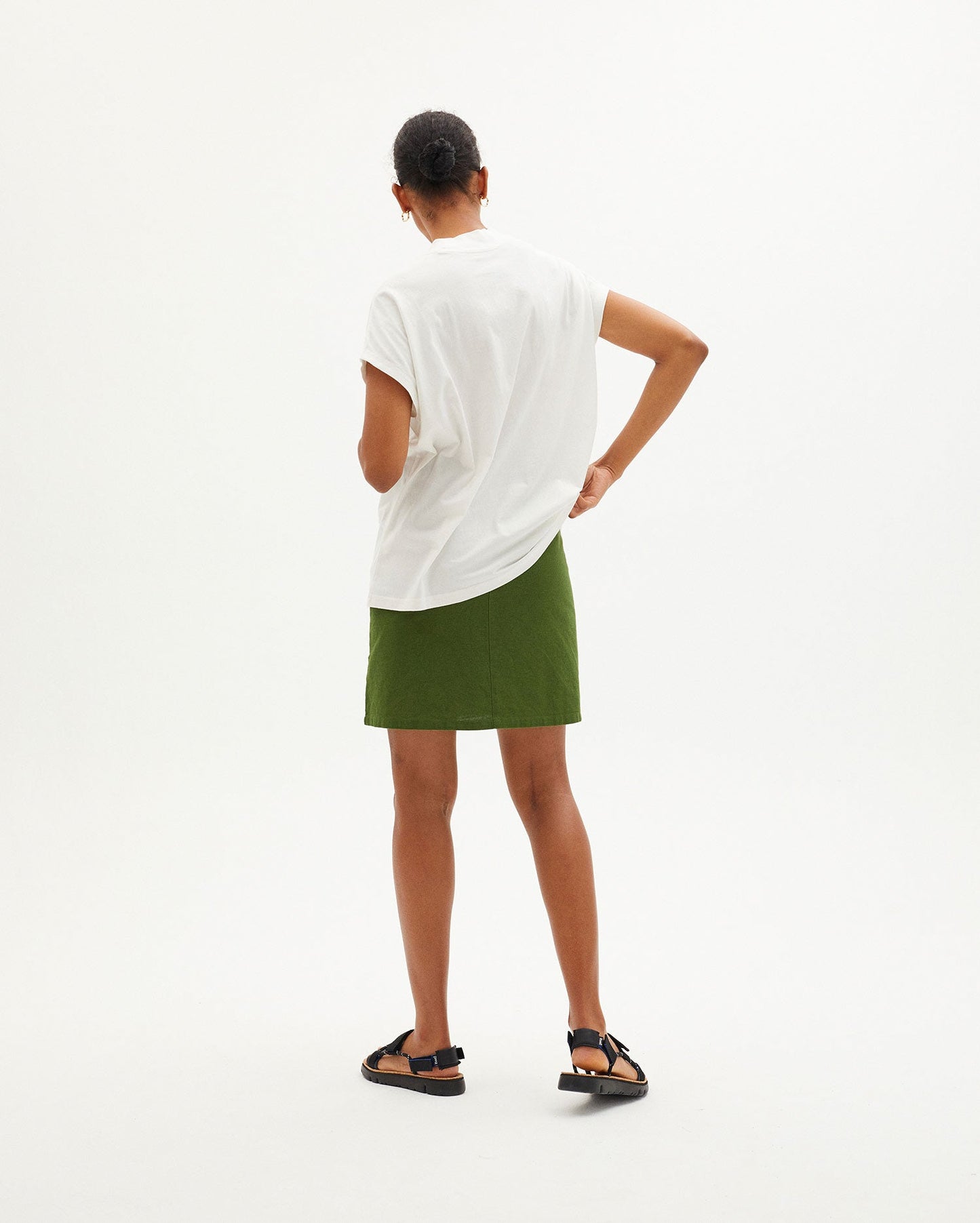 T-shirt imprimé en coton bio - WHATEVER T-SHIRT snow white