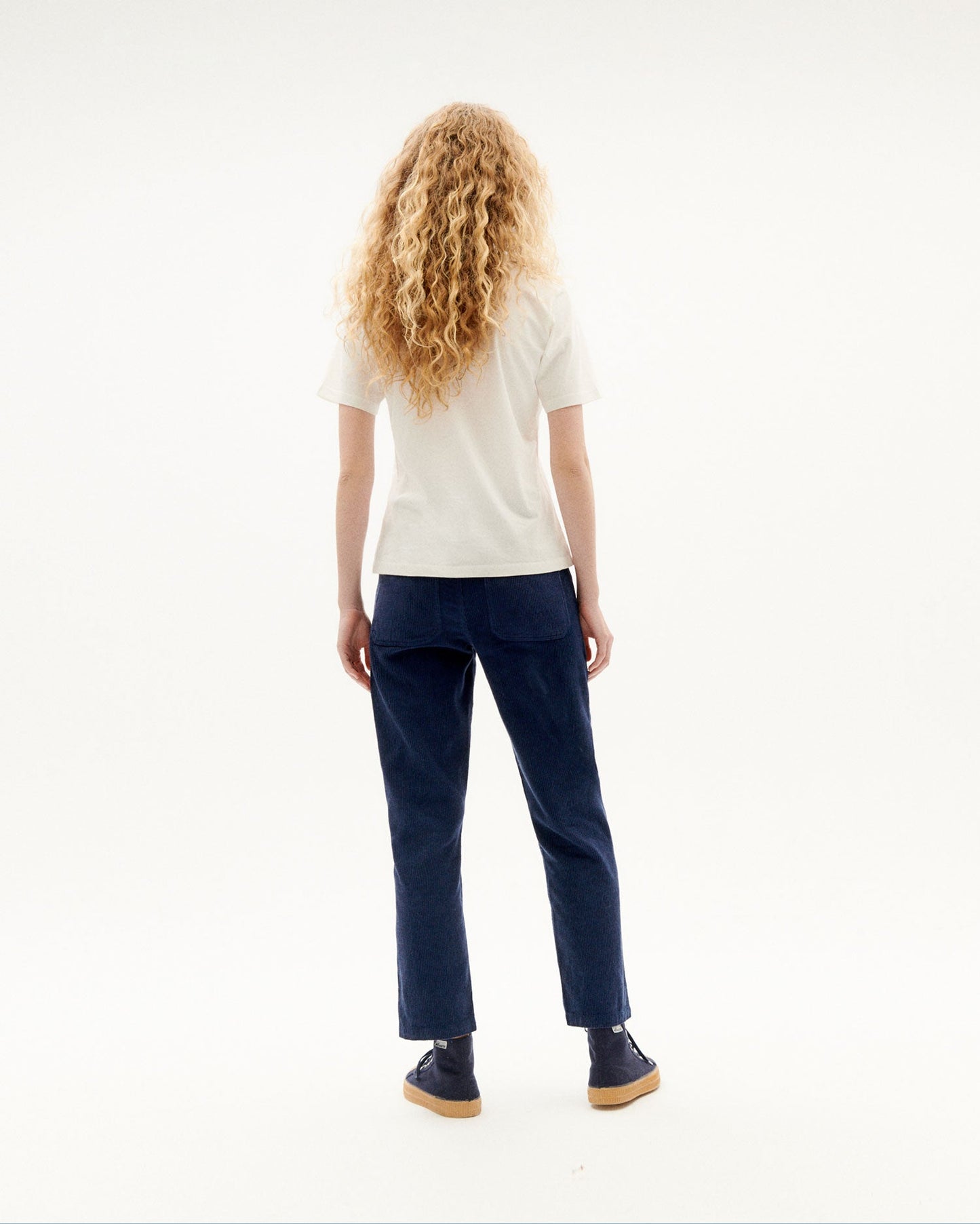 T-shirt blanc imprimé en coton bio - light t-shirt snow white