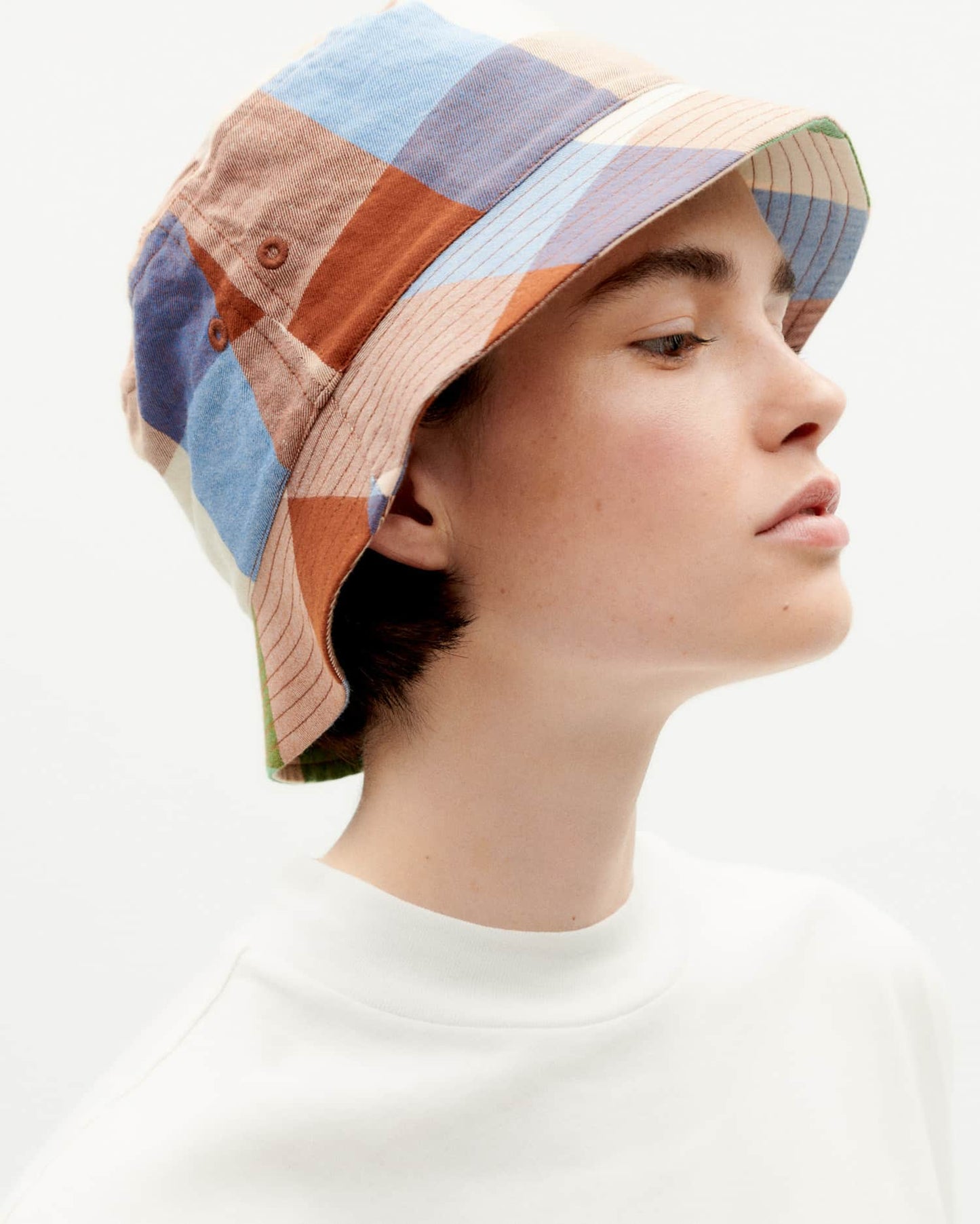 Bob en coton bio | Multicolore "colorful yelle hat"