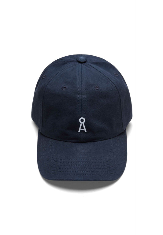 Casquette bleu marine en coton bio - yaanis depth navy