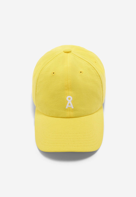 Casquette jaune en coton bio - yenaas bold armedangels yellow